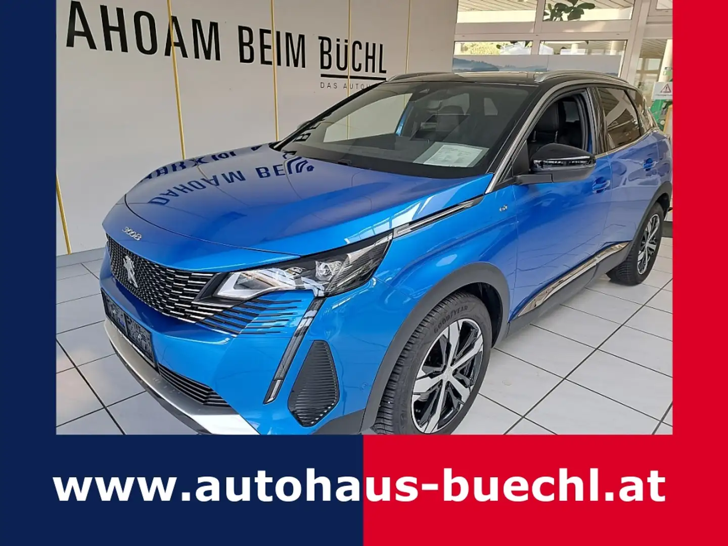 Peugeot 3008 BlueHDi 130 S&S EAT8 GT Blau - 1