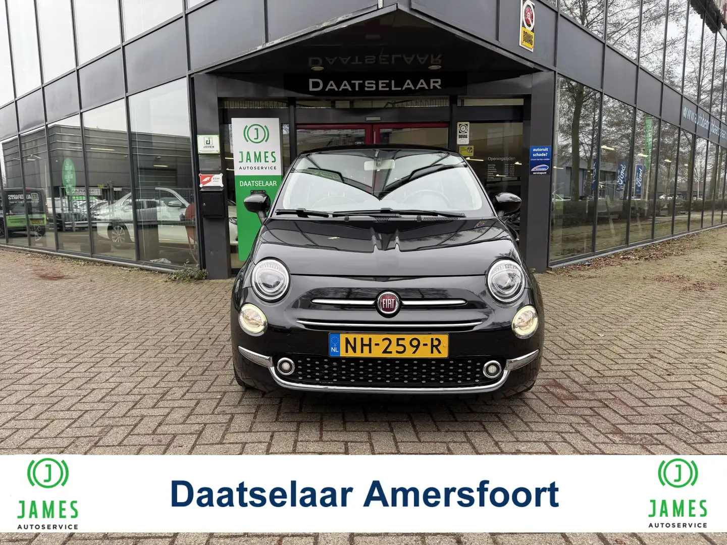 Fiat 500 0.9 TwinAir Turbo Lounge Navi Schwarz - 1