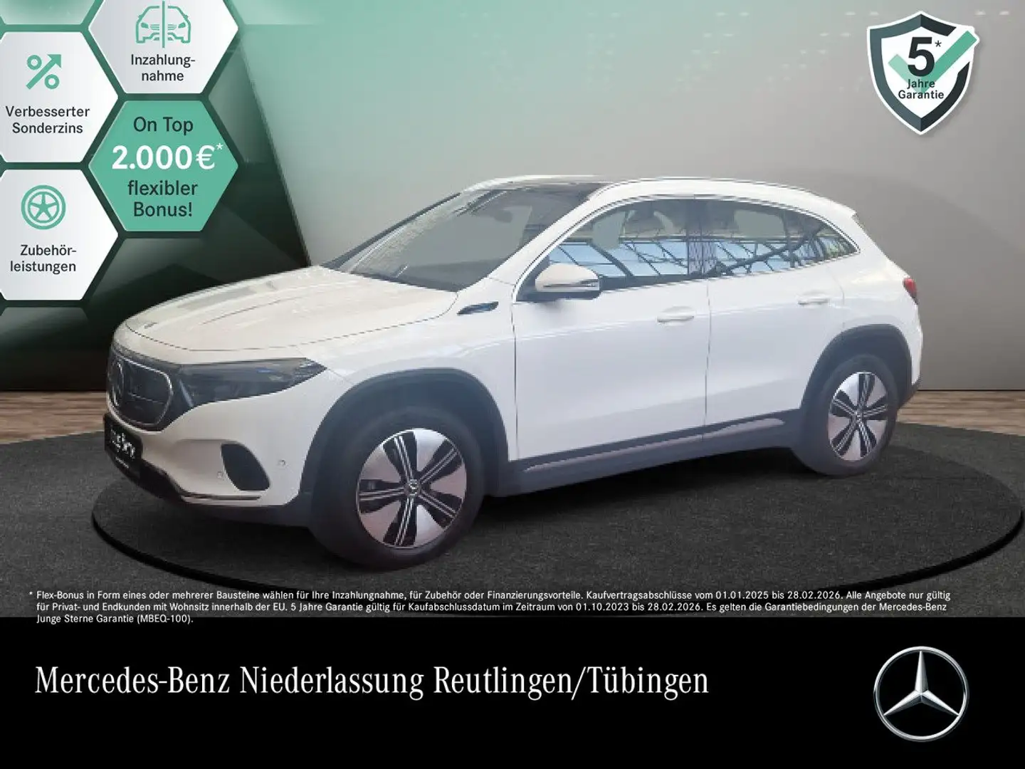 Mercedes-Benz EQA 250 ELECTRICART+ADVANCED+PANO+KAMERA Weiß - 1