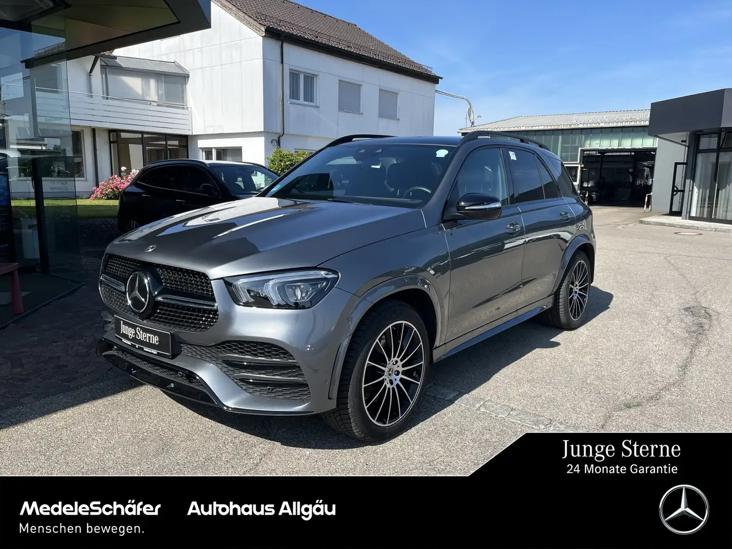 Mercedes-Benz GLE 300 GLE 300 d 4M AMG Night 21" Airmatic AHK Memory Gris - 1