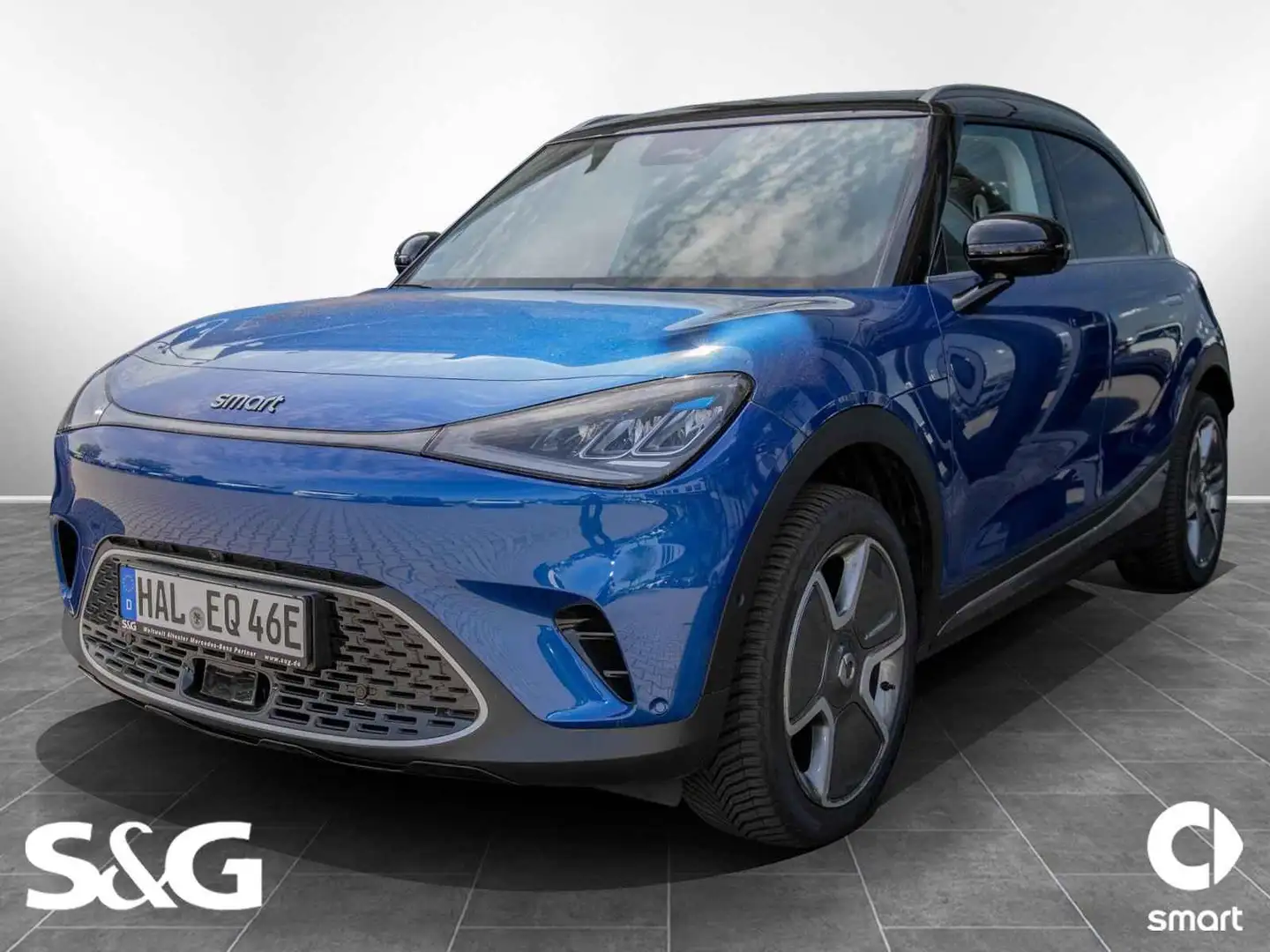smart #1 PULSE 360°+Pano+LED+HUD+DAB+Fahrass+Wämepumpe Blau - 1