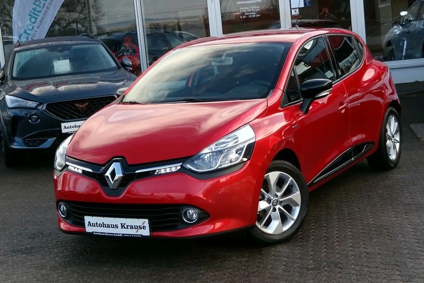 Renault Clio IV 1.2 Limited-DAB/KEYLESS/KLIMAAUT/NAVI Rot - 2