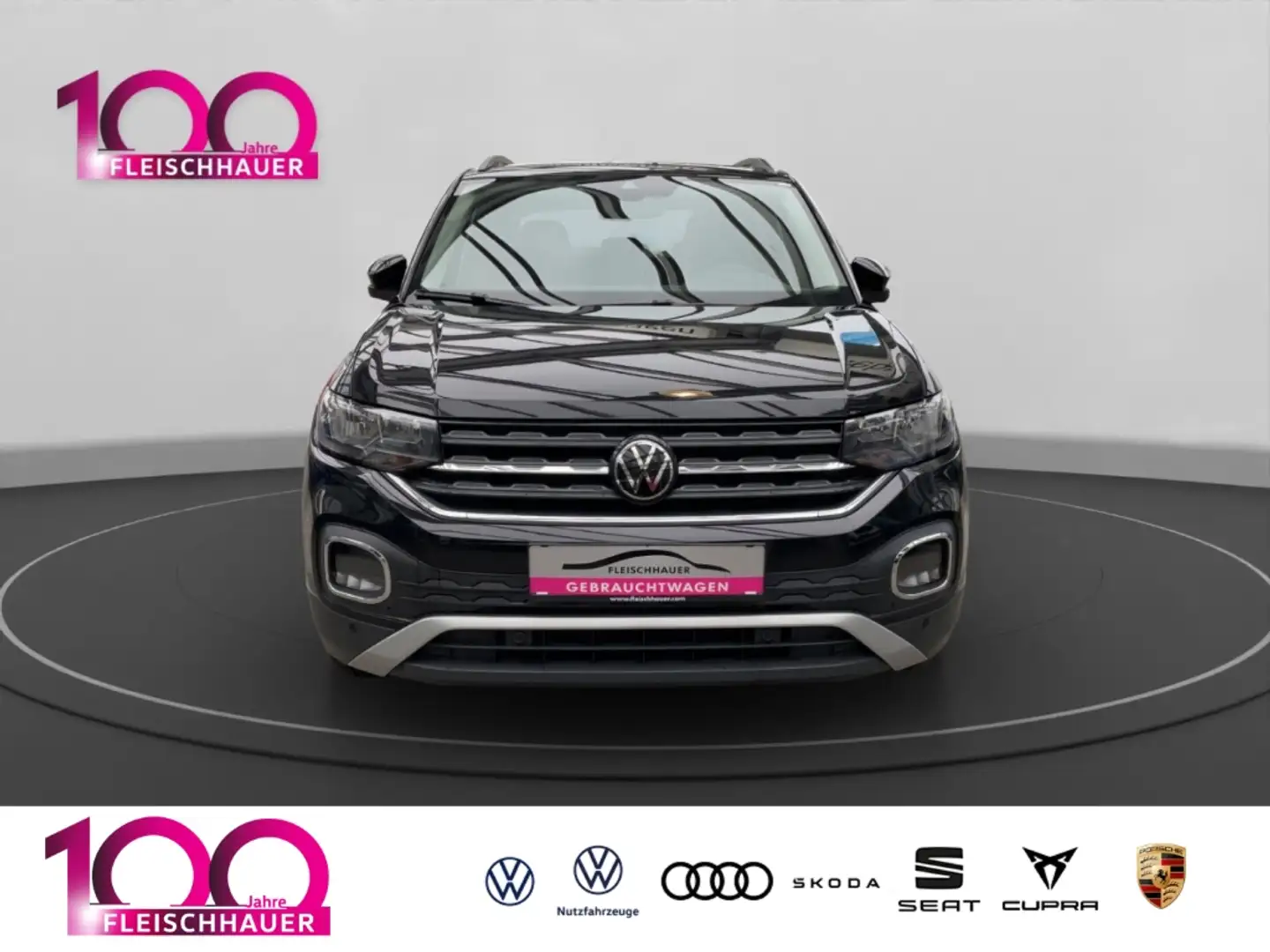 Volkswagen T-Cross 1.0 TSI DSG Navi ACC Apple CarPlay Auto 2-Zonen-Kl Noir - 2