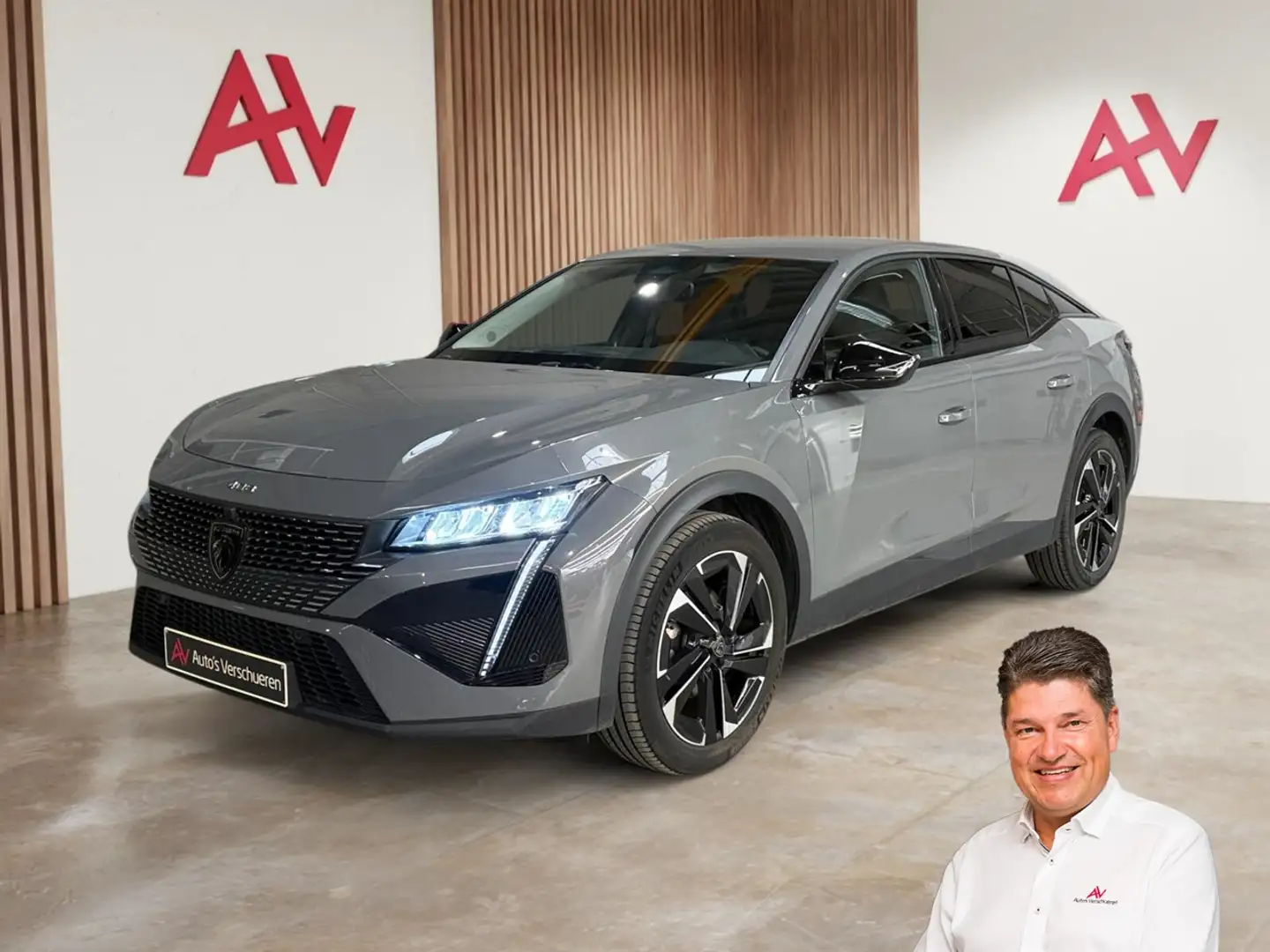 Peugeot 408 Allure 1.2 Puretech EAT8 ** Keyless | Zetel/Stu... Grijs - 1