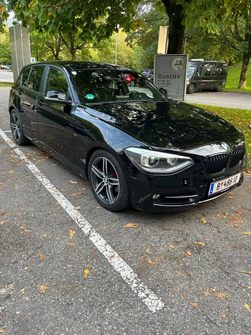 BMW 118 118d Schwarz - 1