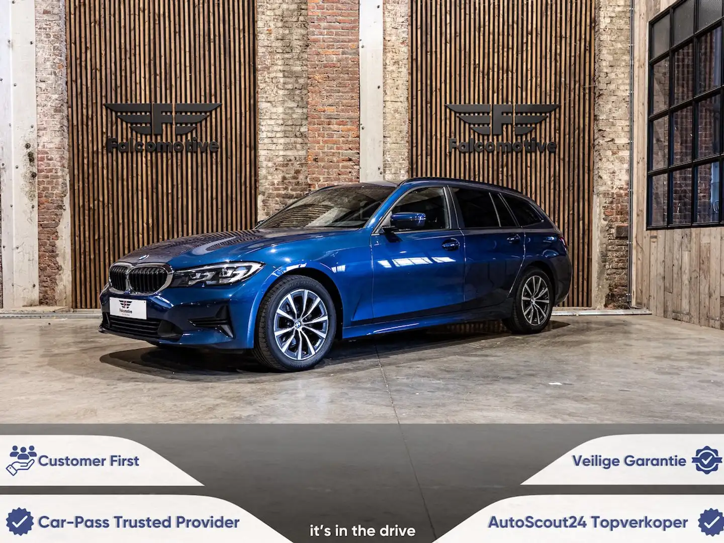 BMW 318 2.0 dA*AUT*NAVI*PDC*LED*TOURING*ADVANTAGE* Blu/Azzurro - 1