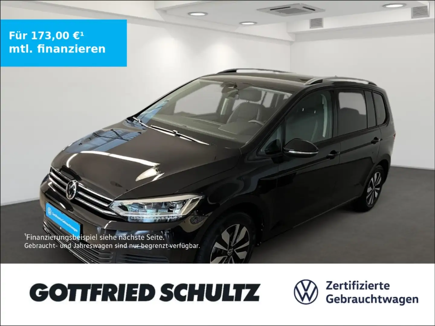 Volkswagen Touran 1 5 TSI DSG Goal LED ACC AHK 7-Sitzer Černá - 1
