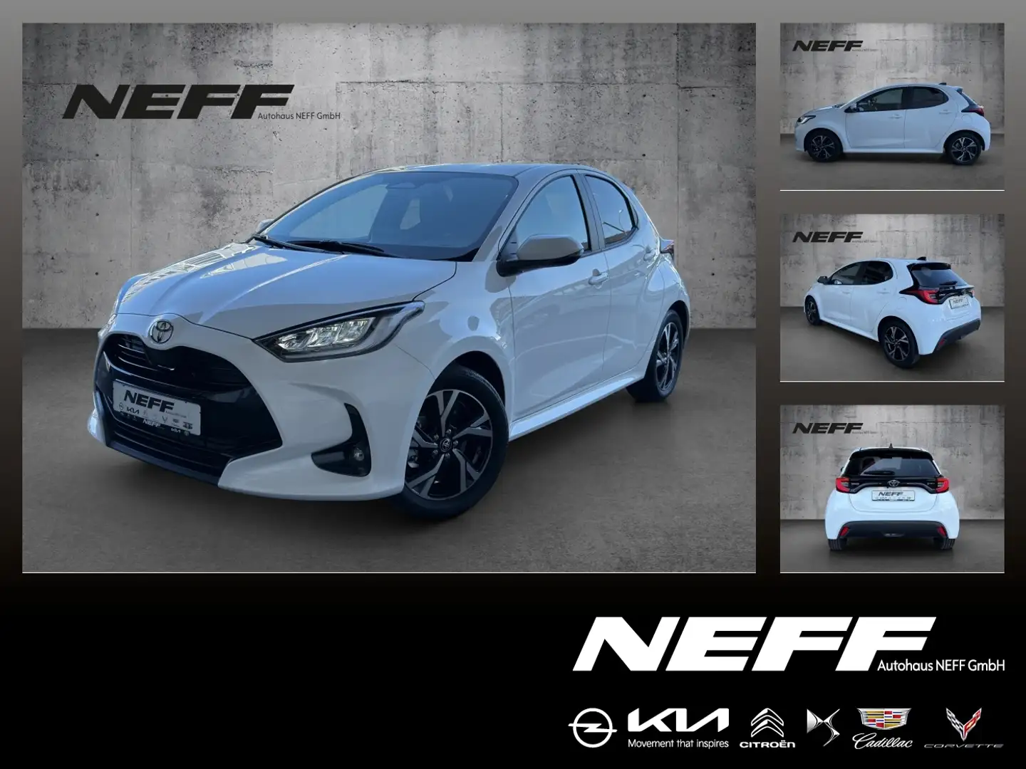Toyota Yaris 1.5 Hybrid Teamplayer LED, ACC, KAM, KLIMA Wit - 1