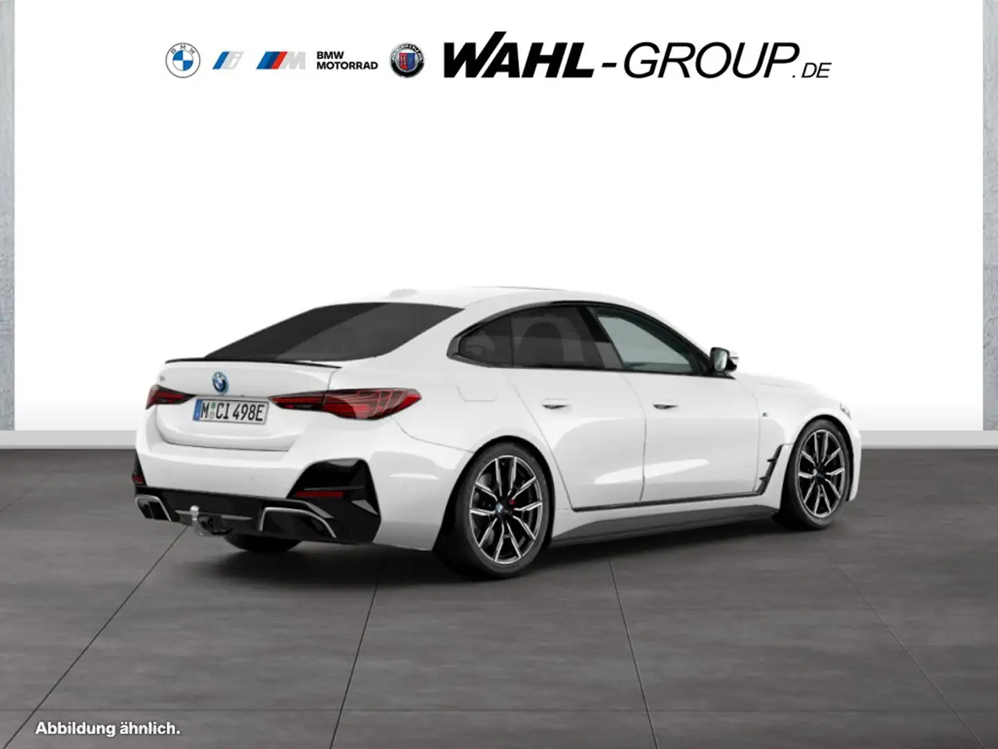 BMW i4 xDrive40 Gran Coupé M Sport PRo HeadUp AHK Glasdac Bianco - 2