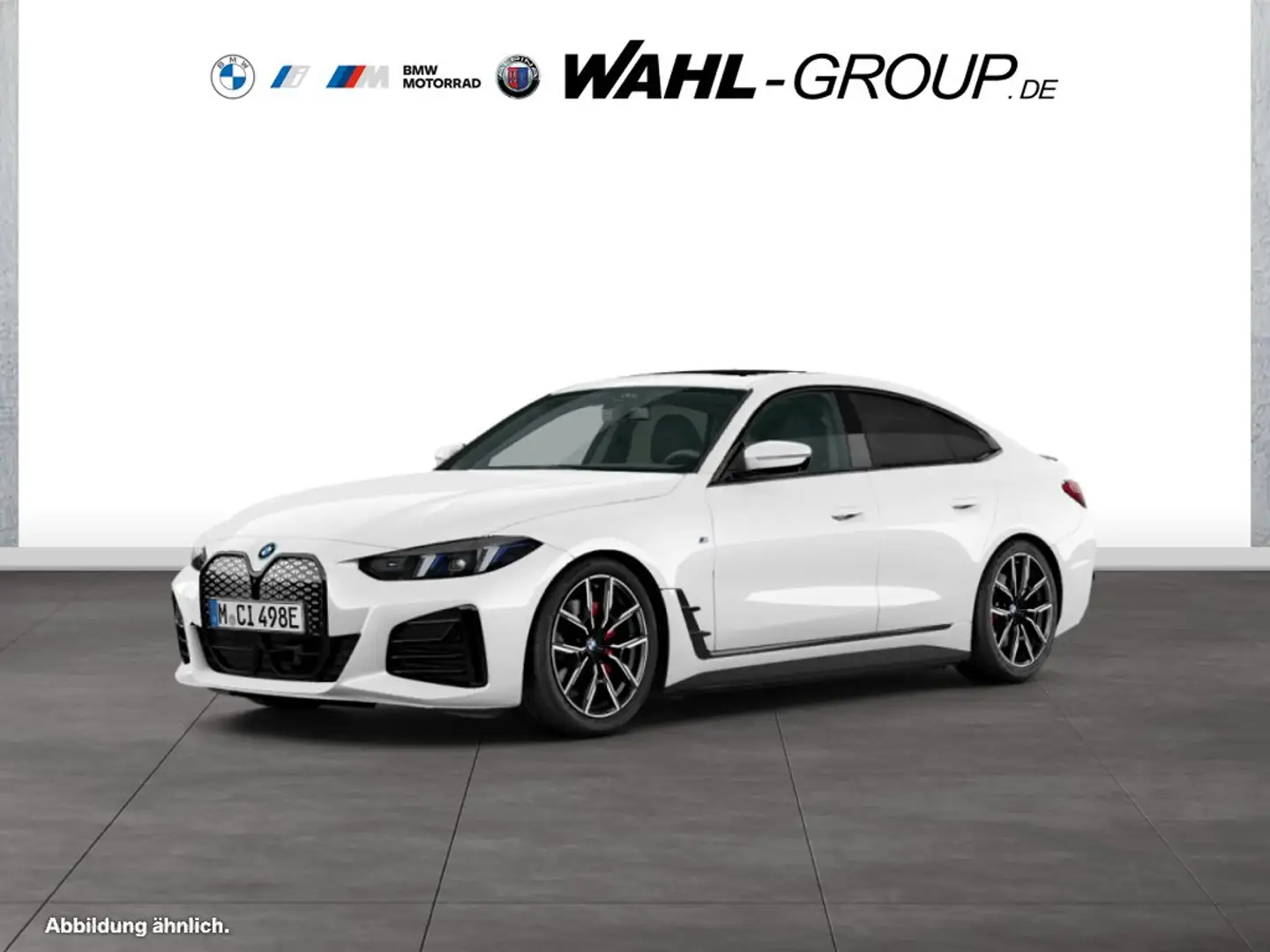 BMW i4 xDrive40 Gran Coupé M Sport PRo HeadUp AHK Glasdac Bianco - 1