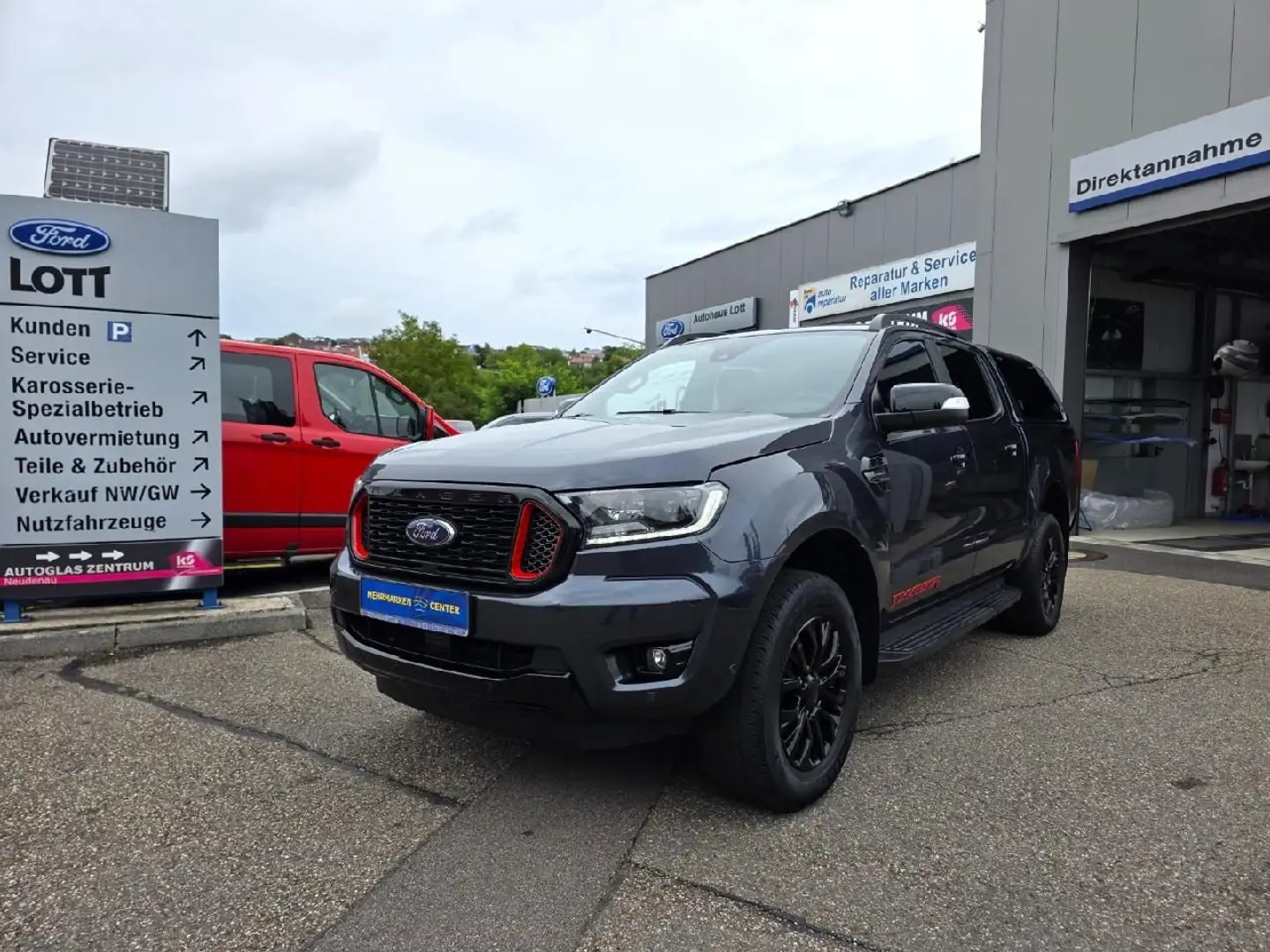 Ford Ranger Thunder DoKa 4x4 *AHK*STANDH*LED*NAV*KAM* Gris - 1