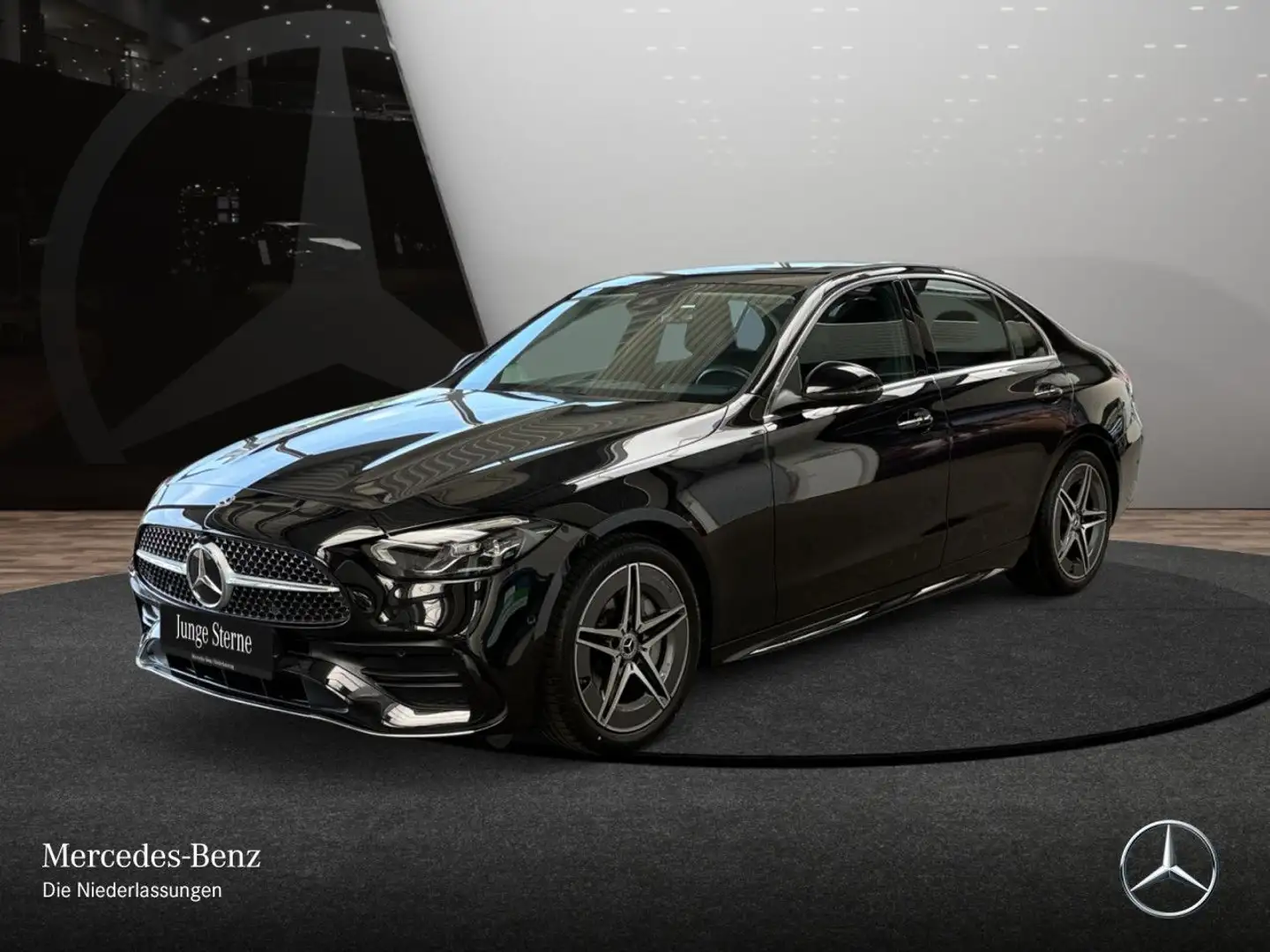 Mercedes-Benz C 200 AMG+LED+KAMERA+TOTW+KEYLESS+9G Schwarz - 2