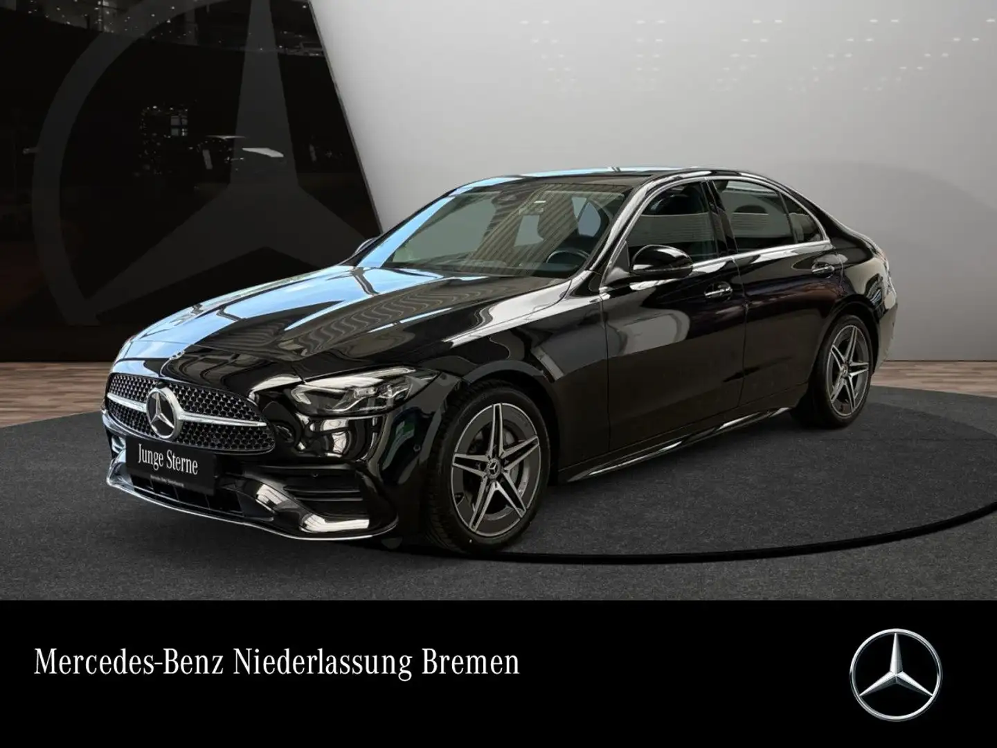 Mercedes-Benz C 200 AMG+LED+KAMERA+TOTW+KEYLESS+9G Schwarz - 1