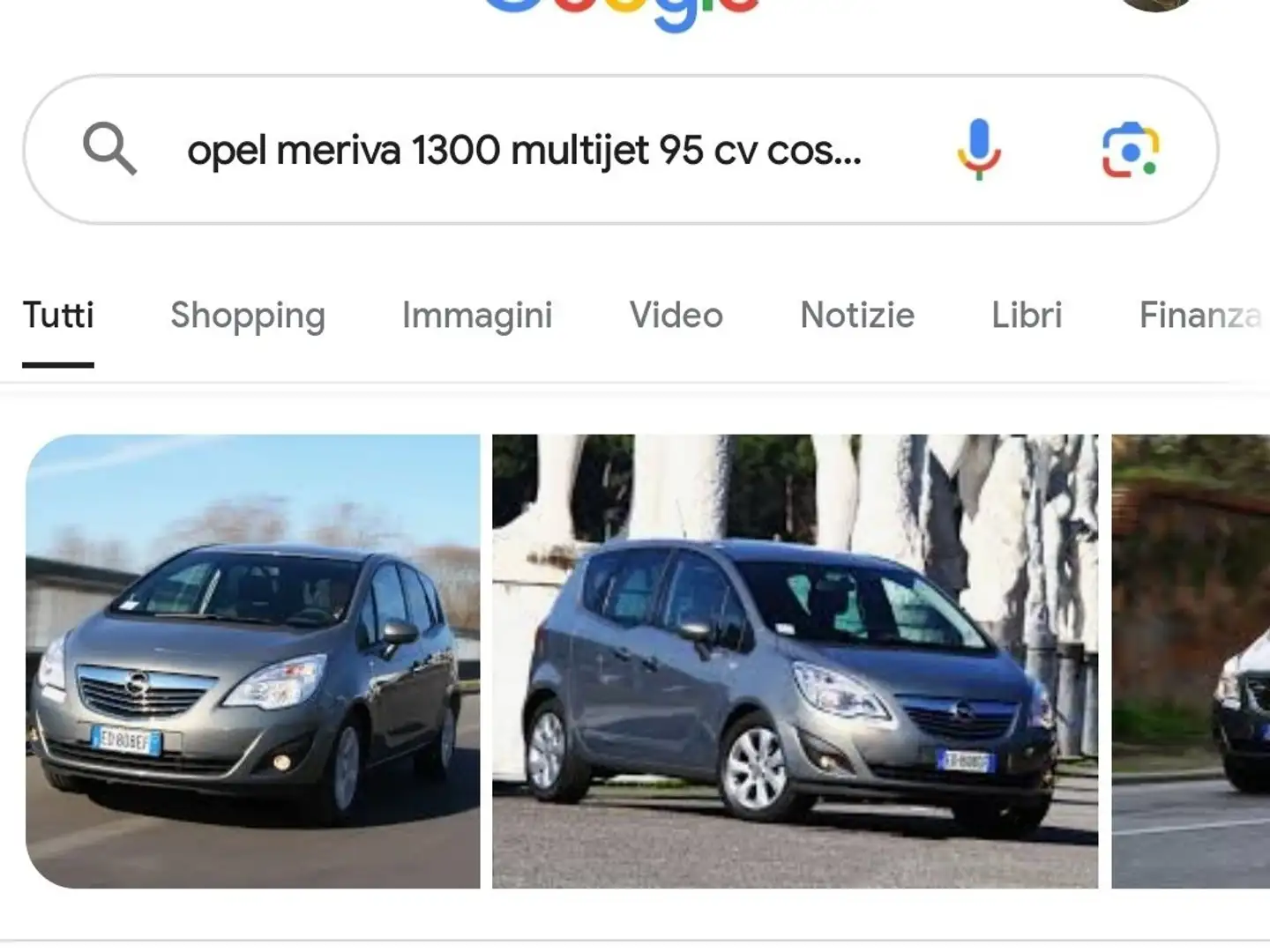 Opel Meriva 1.3 cdti ecoflex Cosmo 95cv Grigio - 1