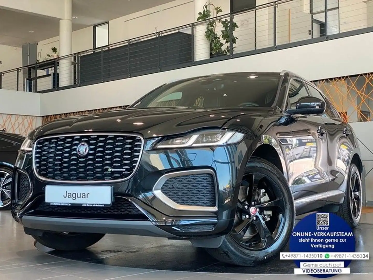 Jaguar F-Pace P250 AWD R-Dynamic SE Navi Memory LED ACC Чорний - 1