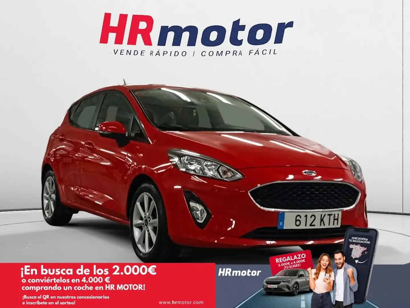 Ford Fiesta Trend+ Rojo - 1