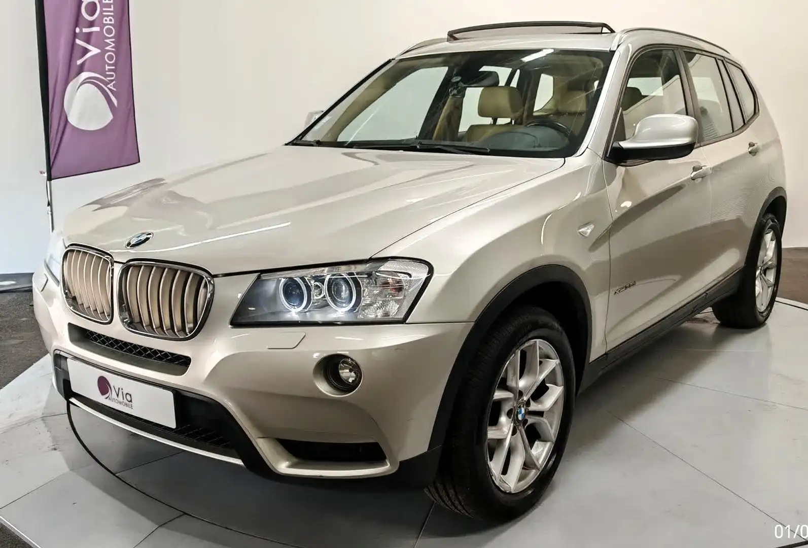 BMW X3 xDrive35d 313ch Exclusive Steptronic A Grey - 1