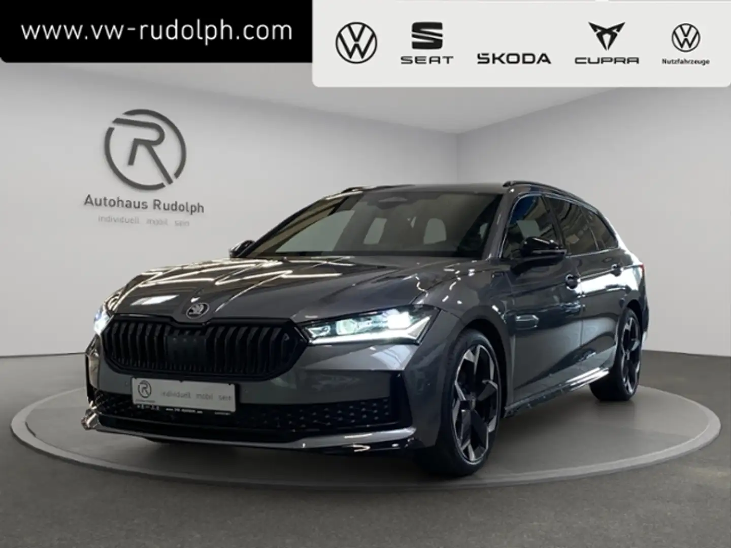 Skoda Superb Combi 1.5 TSI DSG Sportsline / Navi AHK Сірий - 1