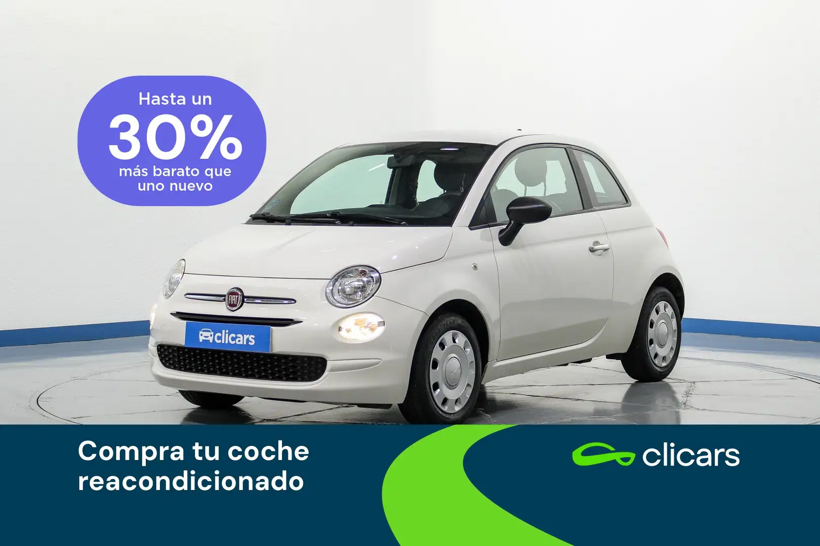 Fiat 500 1.0 Hybrid Cult 52kW Weiß - 1