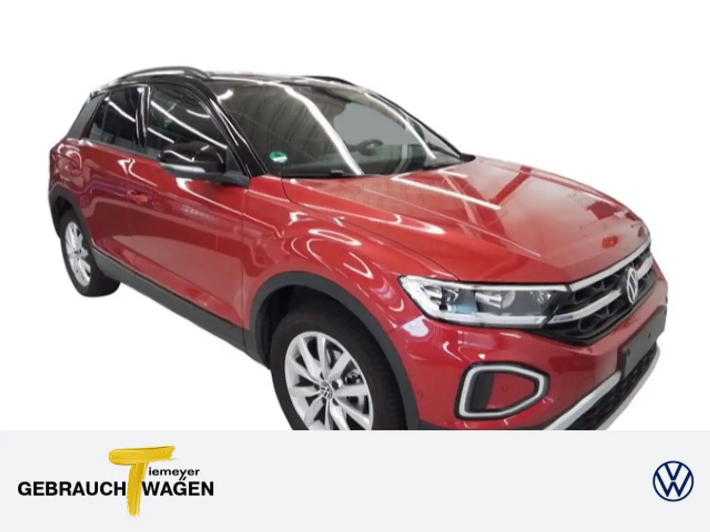 Volkswagen T-Roc 1.5 TSI DSG STYLE PANO STANDH AHK BLACK ST Rojo - 1