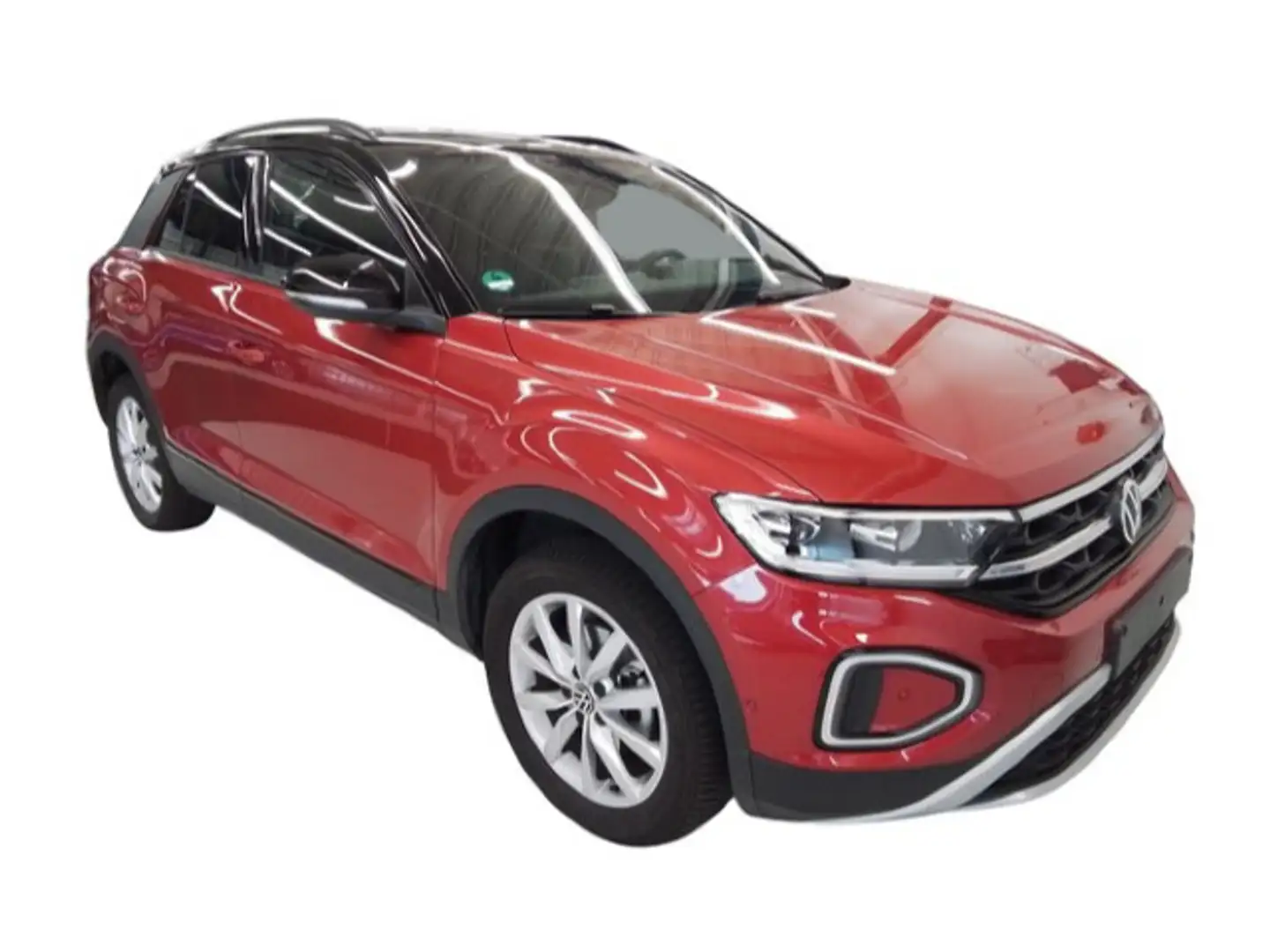 Volkswagen T-Roc 1.5 TSI DSG STYLE PANO STANDH AHK BLACK ST Rojo - 2