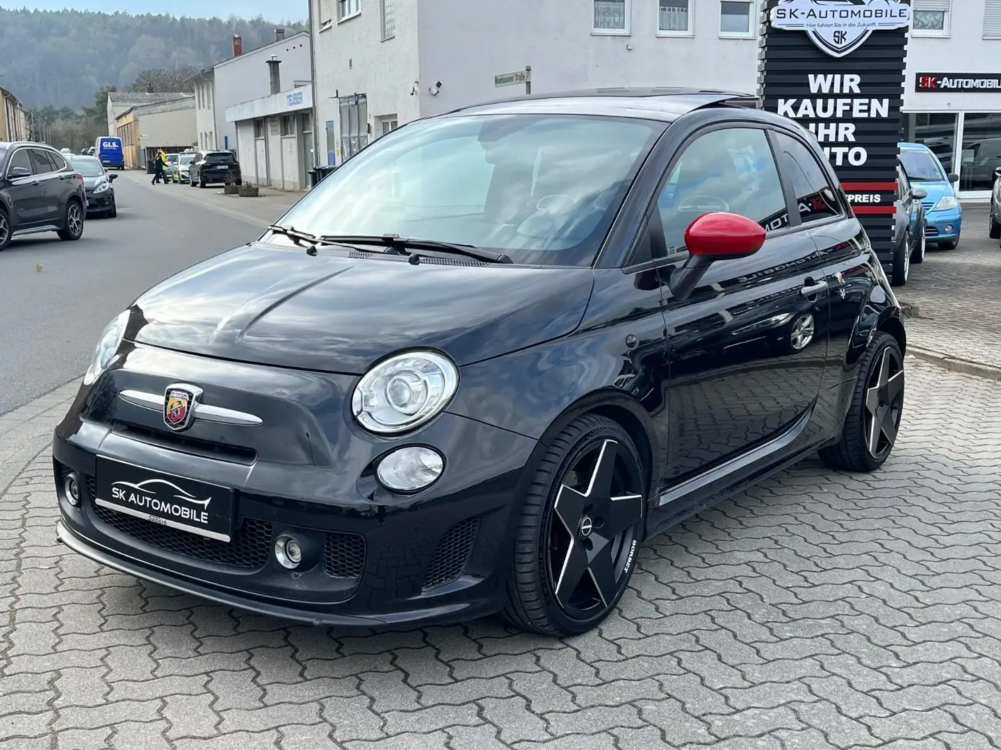 Abarth 500 1.4 595 Turismo SPORTABGAS/VOLLLEDER/PANO Schwarz - 2