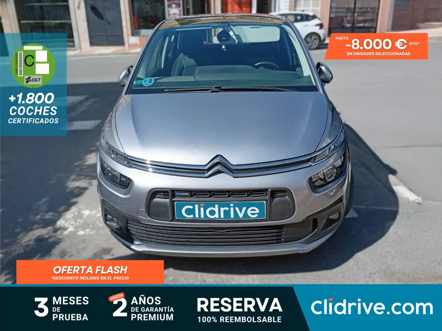 Citroen C4 Picasso 1.2 PureTech S&S Live 110 Gris - 1