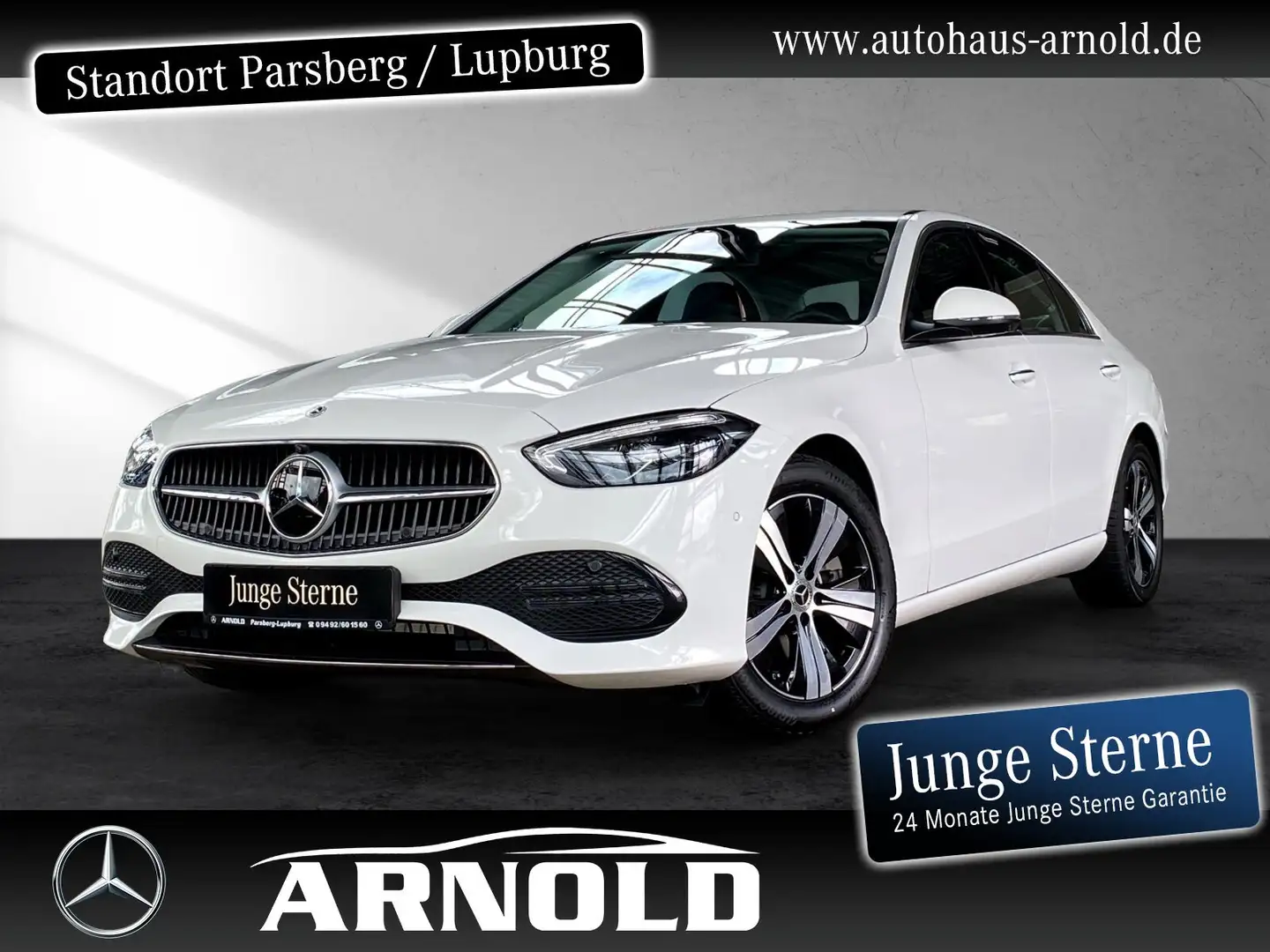 Mercedes-Benz C 220 C 220 d Avantgarde Fahrass-P.+ 360° KEYLESS-GO Weiß - 1