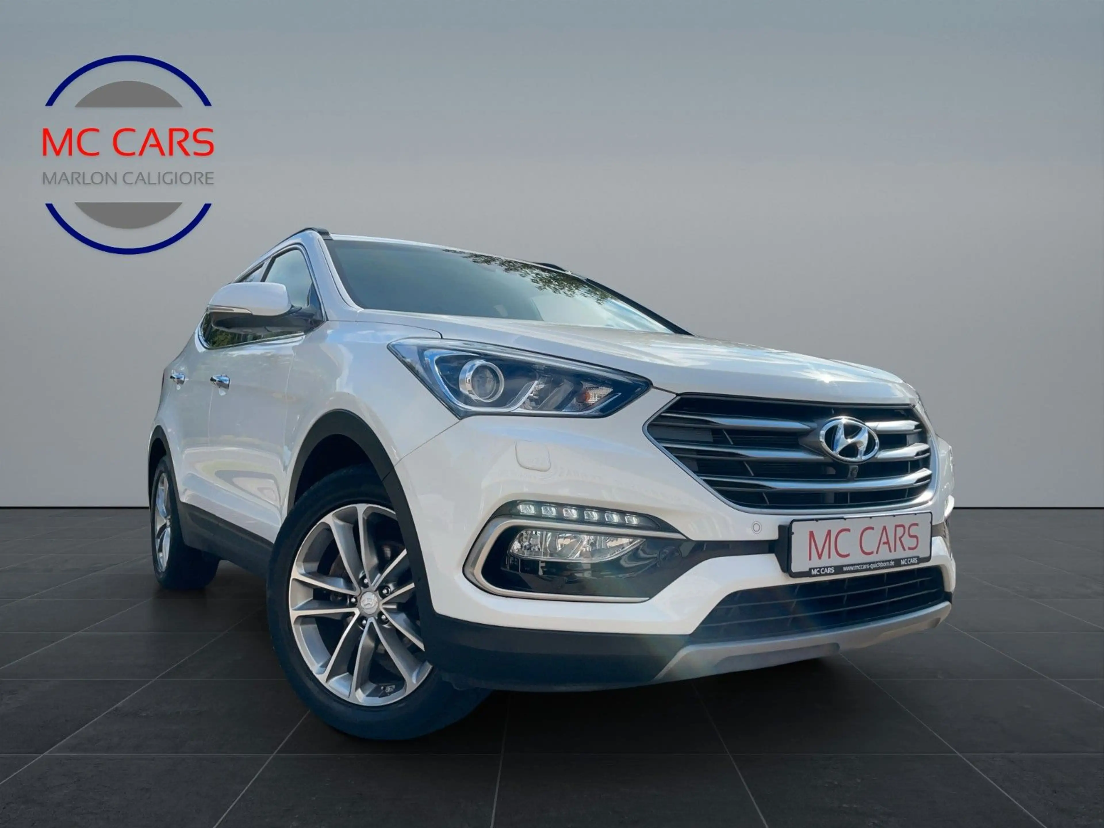 Hyundai SANTA FE blue Premium 4WD Kamera/Leder