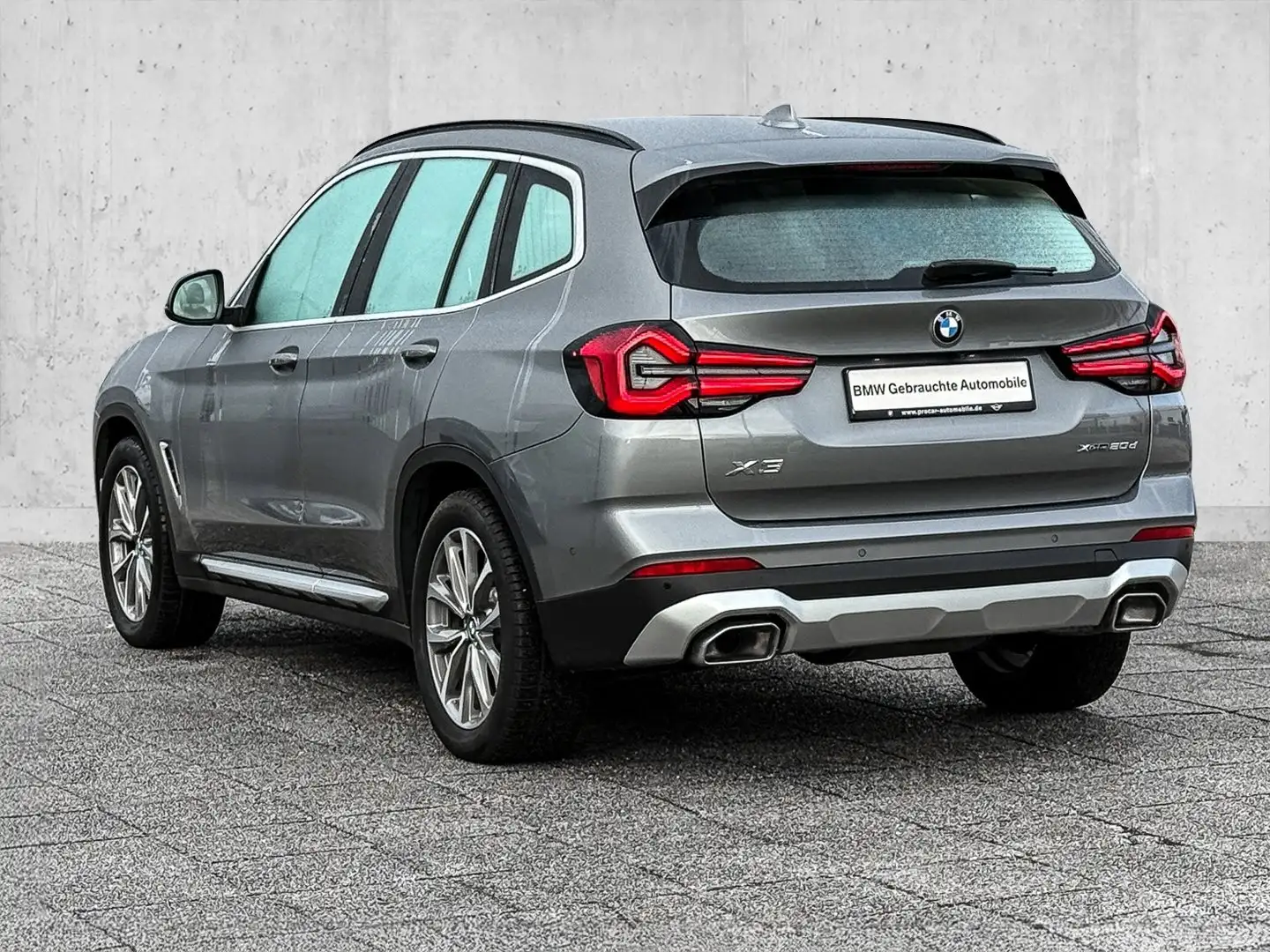 BMW X3 xDrive20d PA+HIFI+DAB+SHZ+KLIMA+LED+19" LM+UVM. Grau - 2