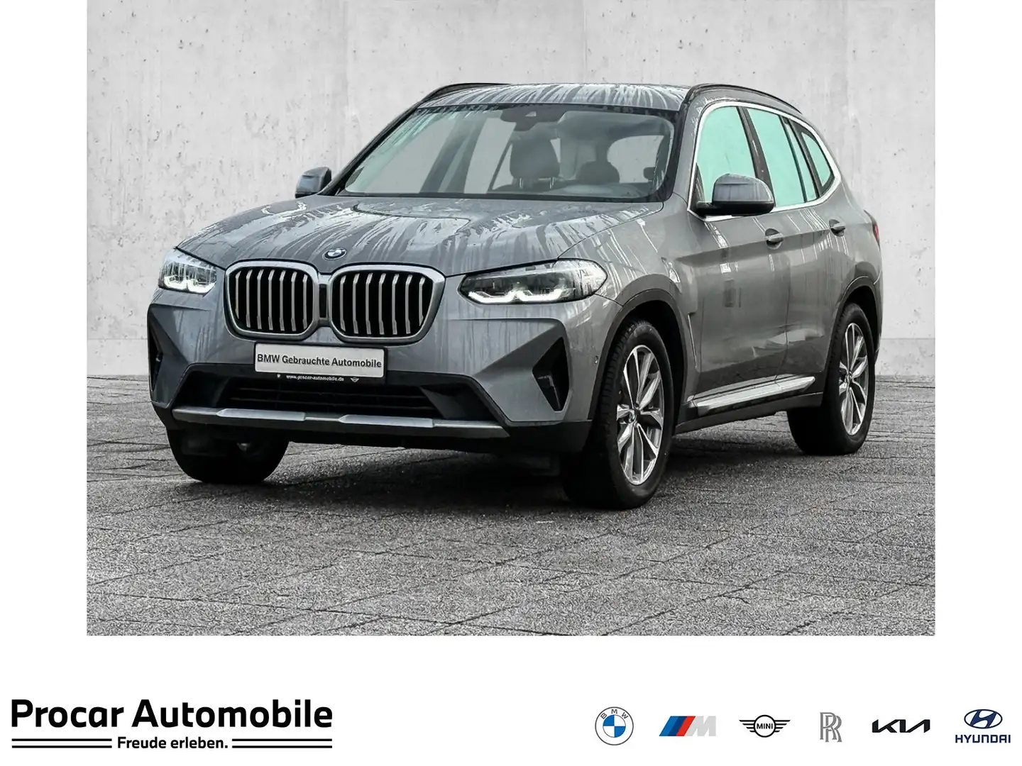 BMW X3 xDrive20d PA+HIFI+DAB+SHZ+KLIMA+LED+19" LM+UVM. Grau - 1