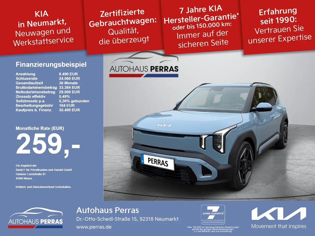Kia EV2 61 5S GTL WIC 22AC TEC DWP ACC+LED+SHZ+LM