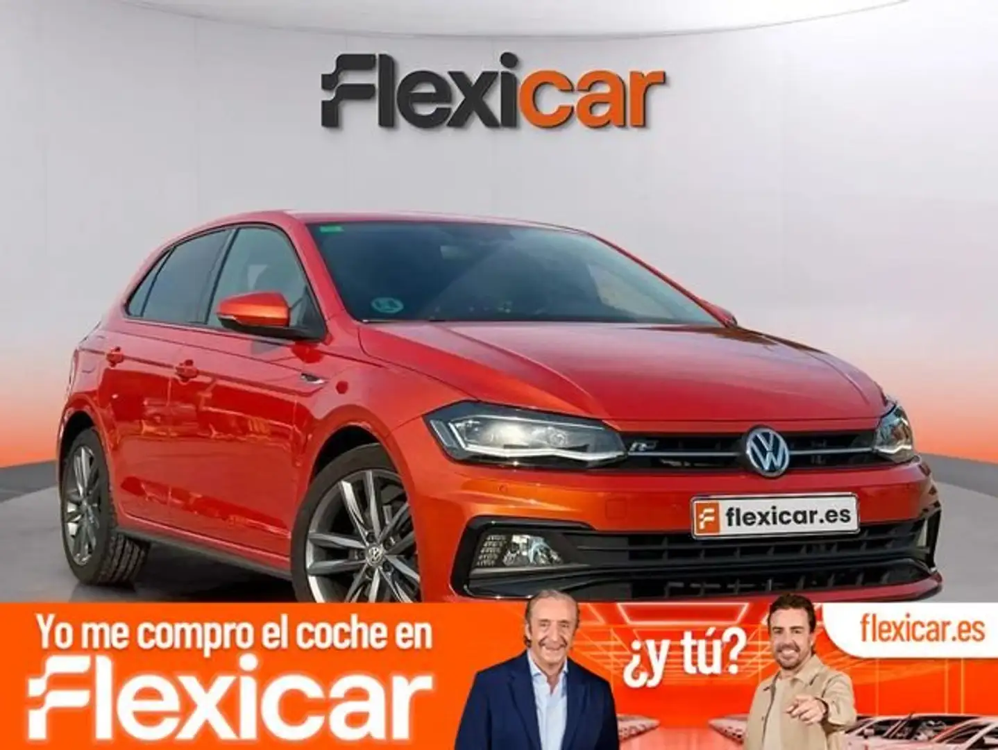Volkswagen Polo 1.0 TSI R-Line 85kW Naranja - 1