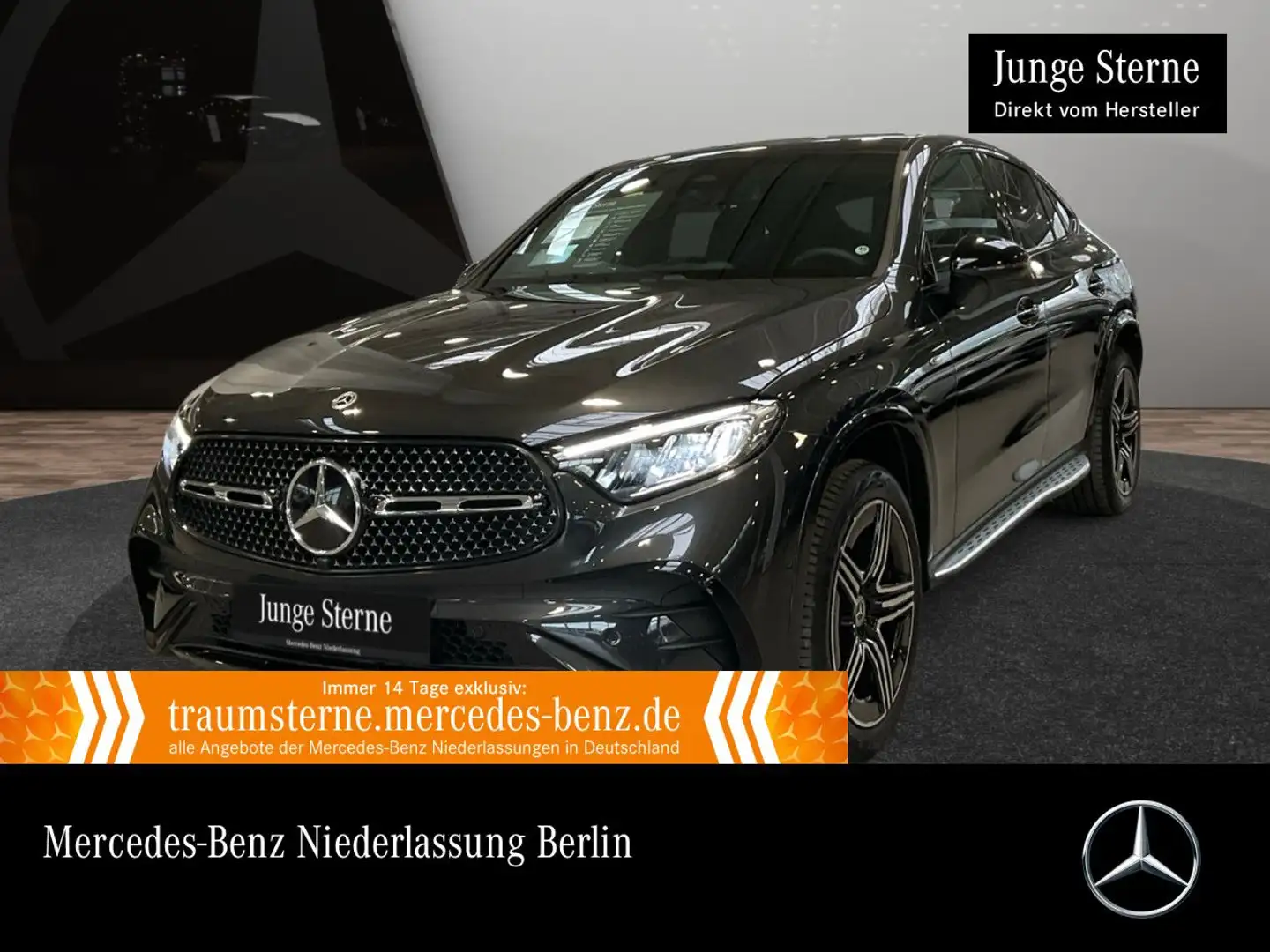 Mercedes-Benz GLC 400 e 4M AMG+NIGHT+PANO+AHK+LED+KAMERA+TOTW+9G Gris - 1