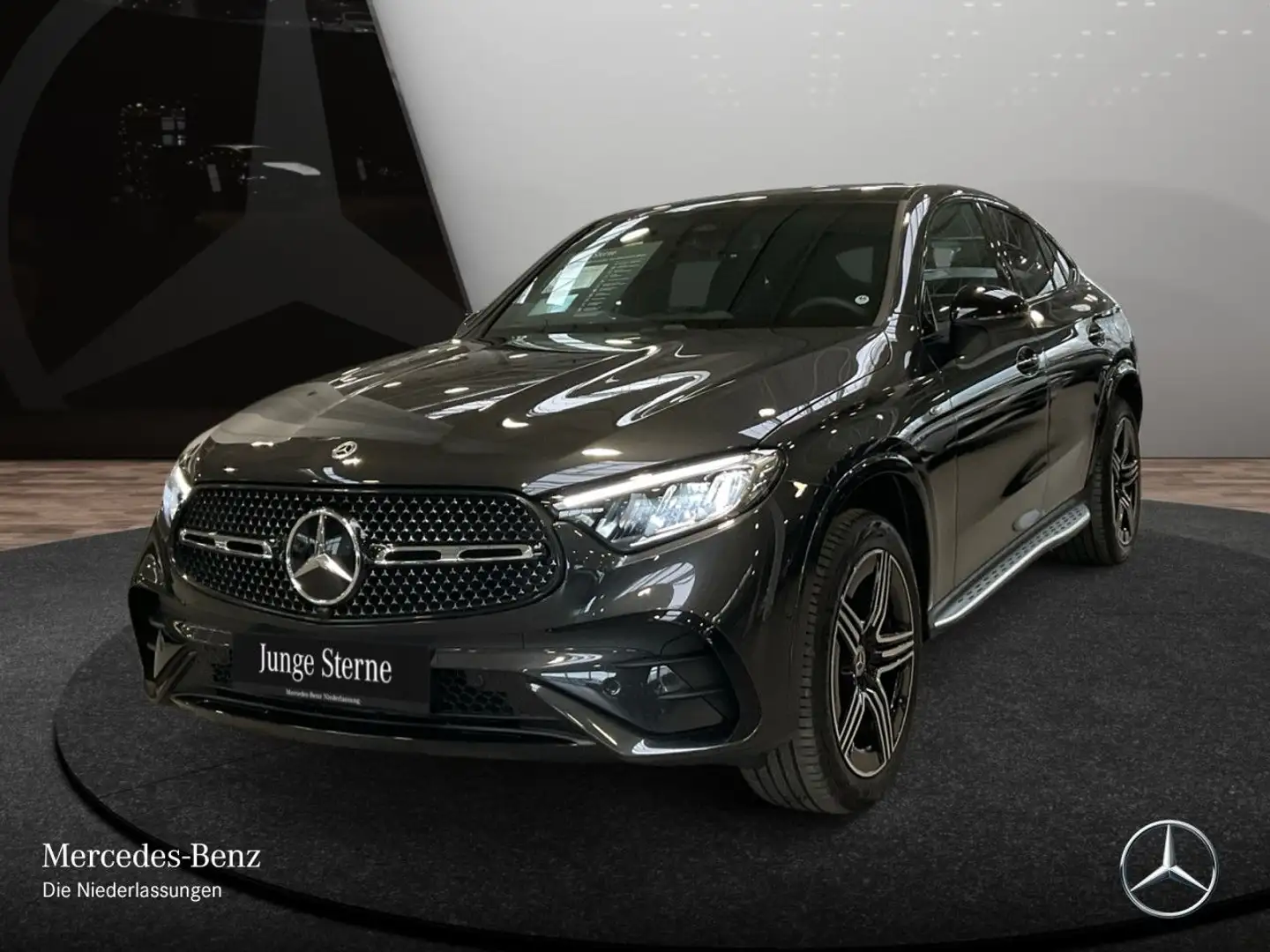 Mercedes-Benz GLC 400 e 4M AMG+NIGHT+PANO+AHK+LED+KAMERA+TOTW+9G Gris - 2