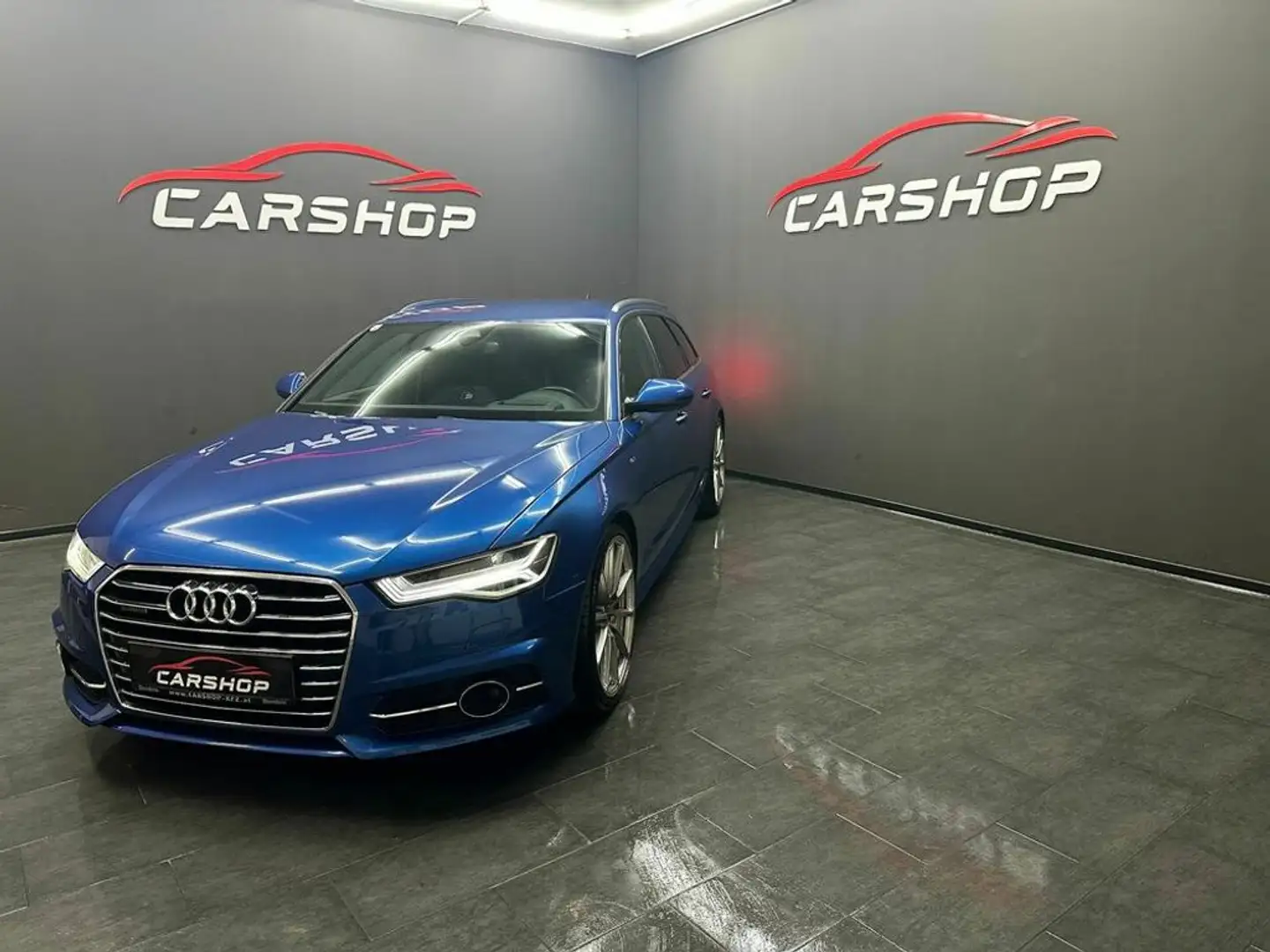 Audi A6 3.0 TDI clean diesel quattro S-Line Bleu - 2