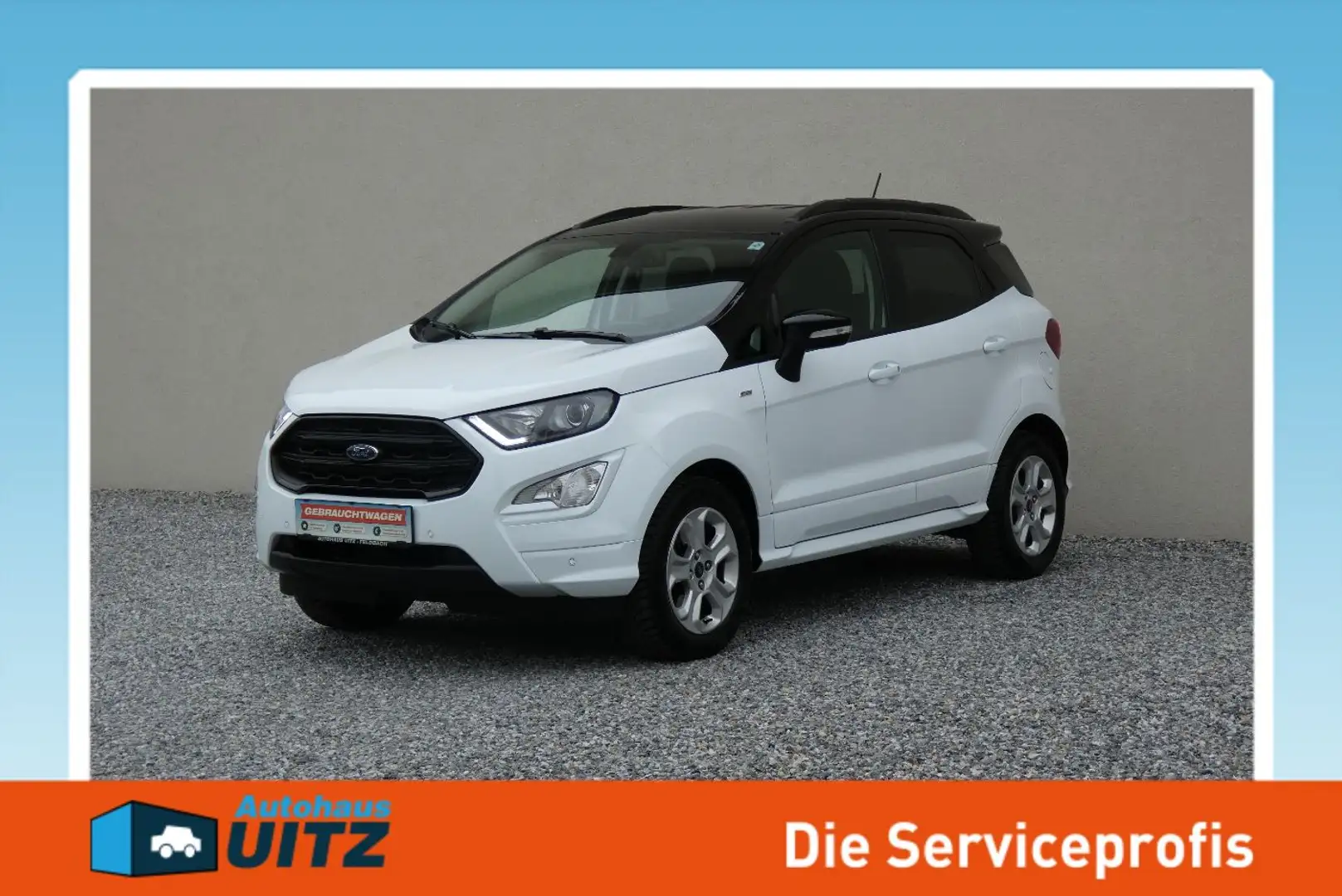 Ford EcoSport ST-Line +AHK+RFK+Winter+ALU+GRA+ Weiß - 1