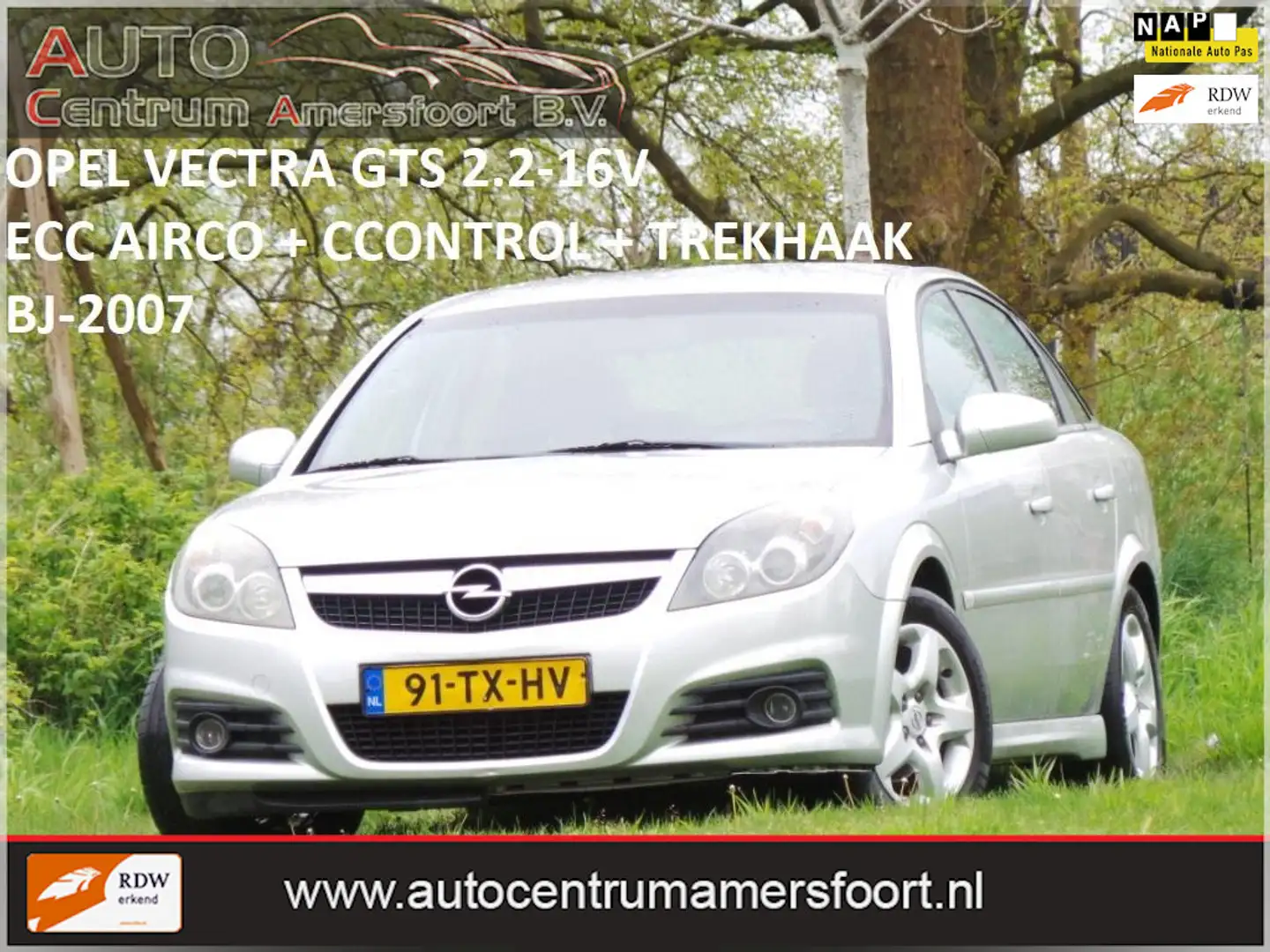 Opel Vectra GTS 2.2-16V ( INRUIL MOGELIJK ) Gris - 1