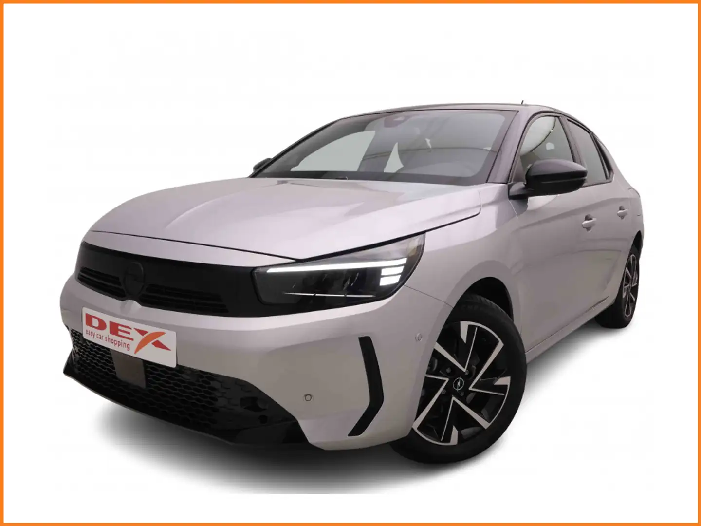 Opel Corsa 1.2 Hybrid 110 AT6 GS Line + Gps by App + Camera + Heated Seats + LED Lights Argent - 1