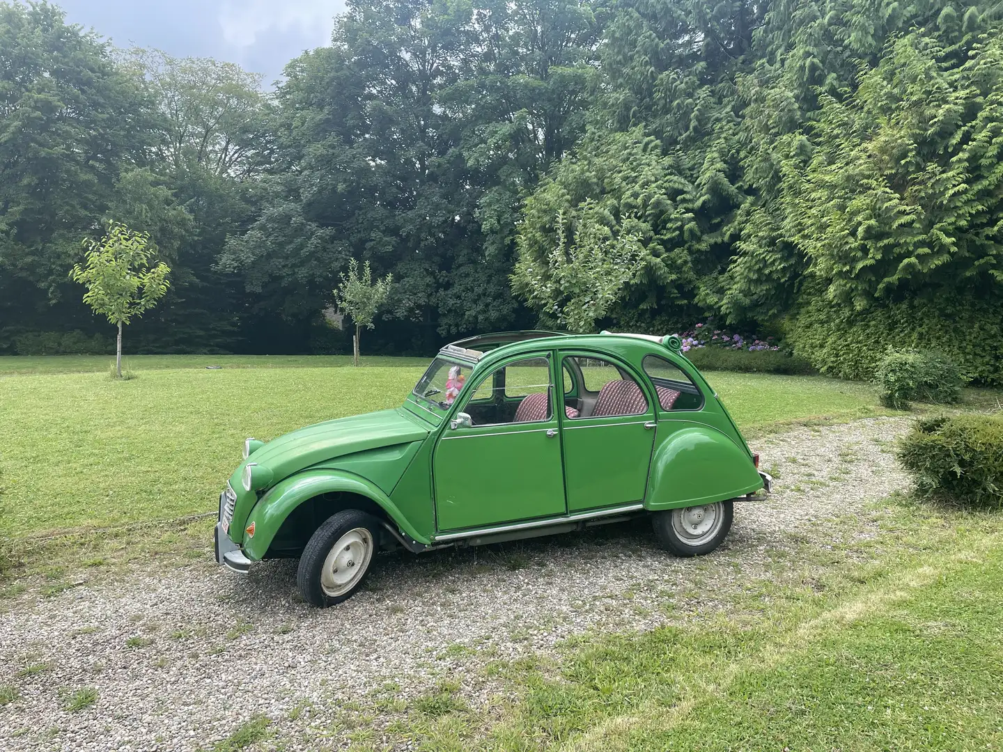 Citroen 2CV verte pomme Vert - 1