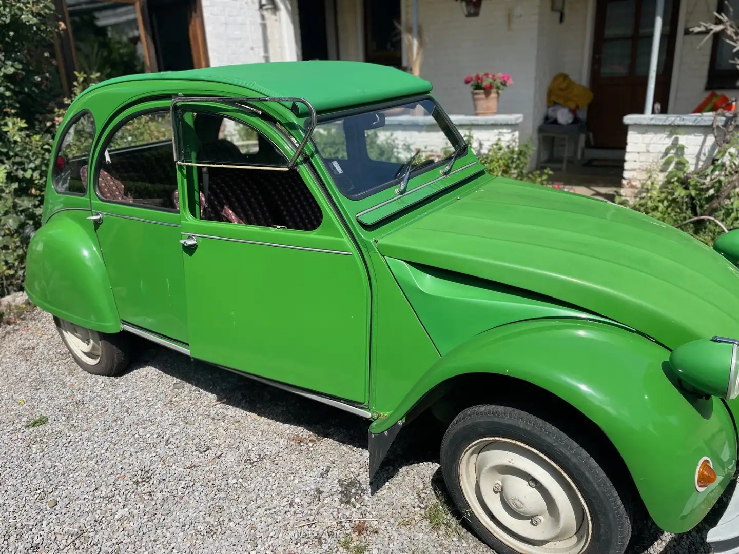 Citroen 2CV verte pomme Vert - 2