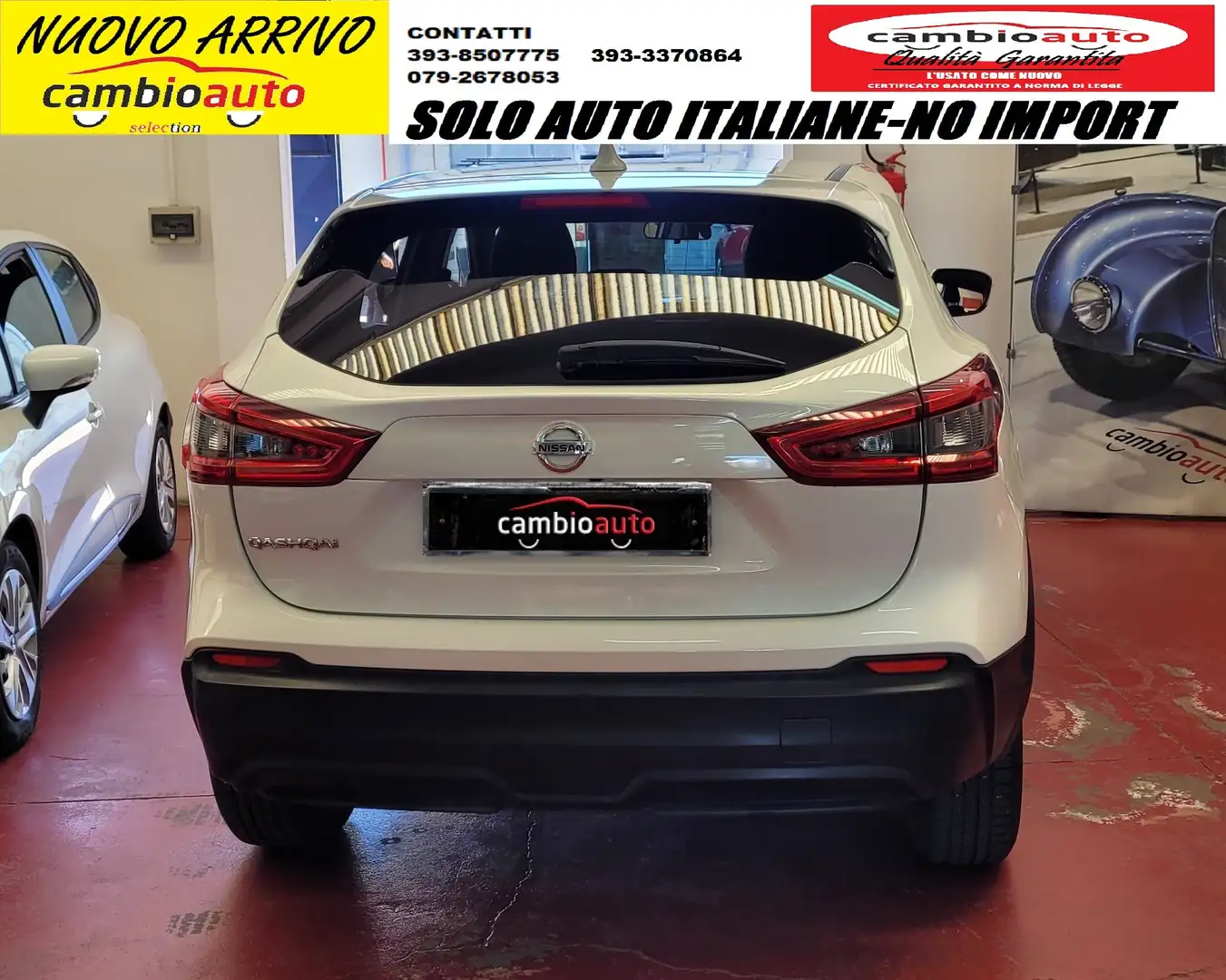 Nissan Qashqai Qashqai II 2017 1.5 dci Business 115cv Bianco - 2