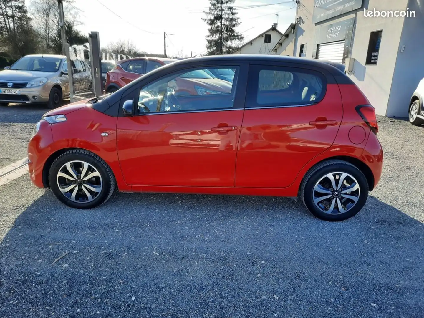 Citroen C1 Citroën Shine 51500kms CERTIFIER 1er MAIN TRES BON Rouge - 2