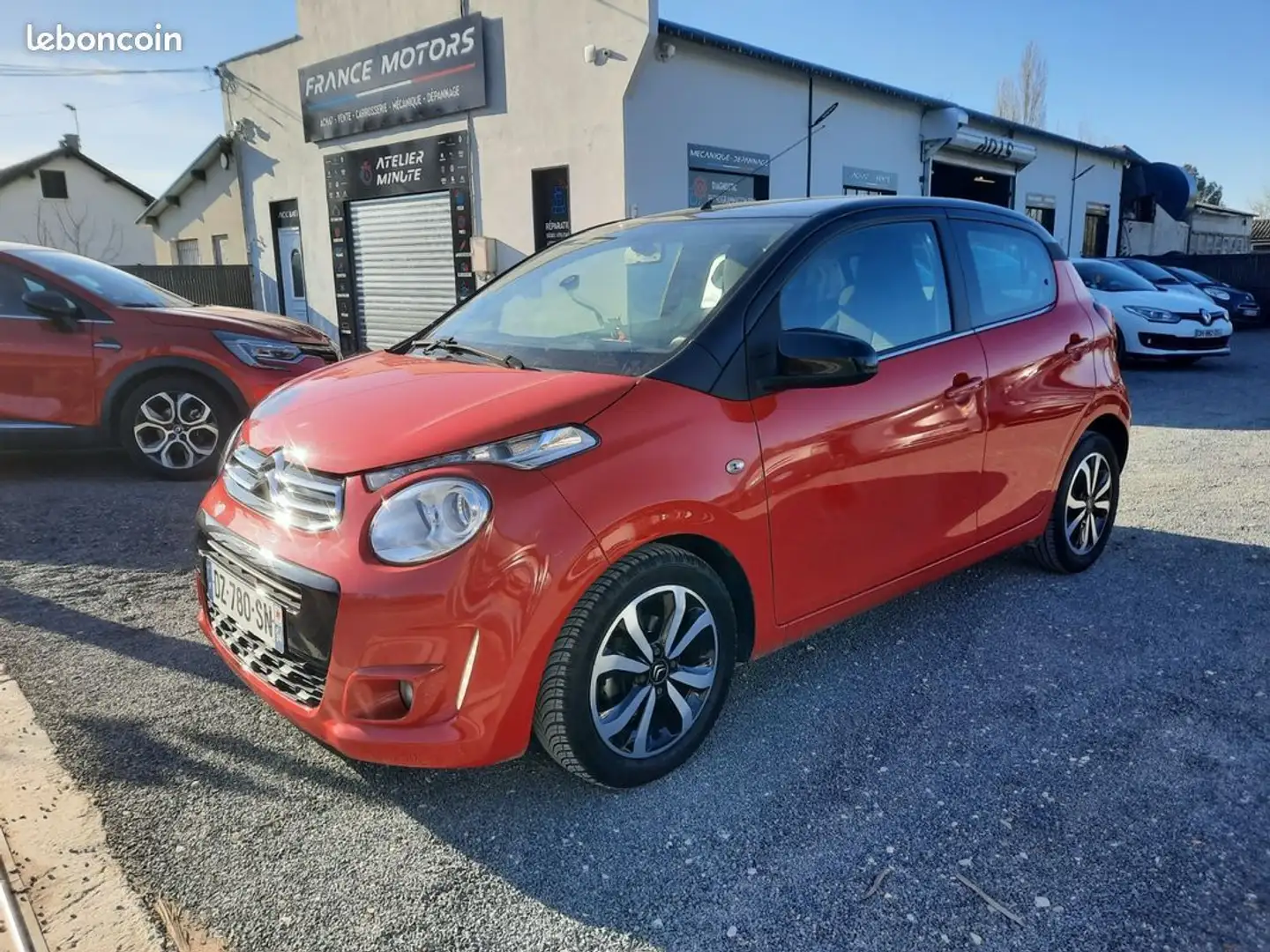 Citroen C1 Citroën Shine 51500kms CERTIFIER 1er MAIN TRES BON Rouge - 1