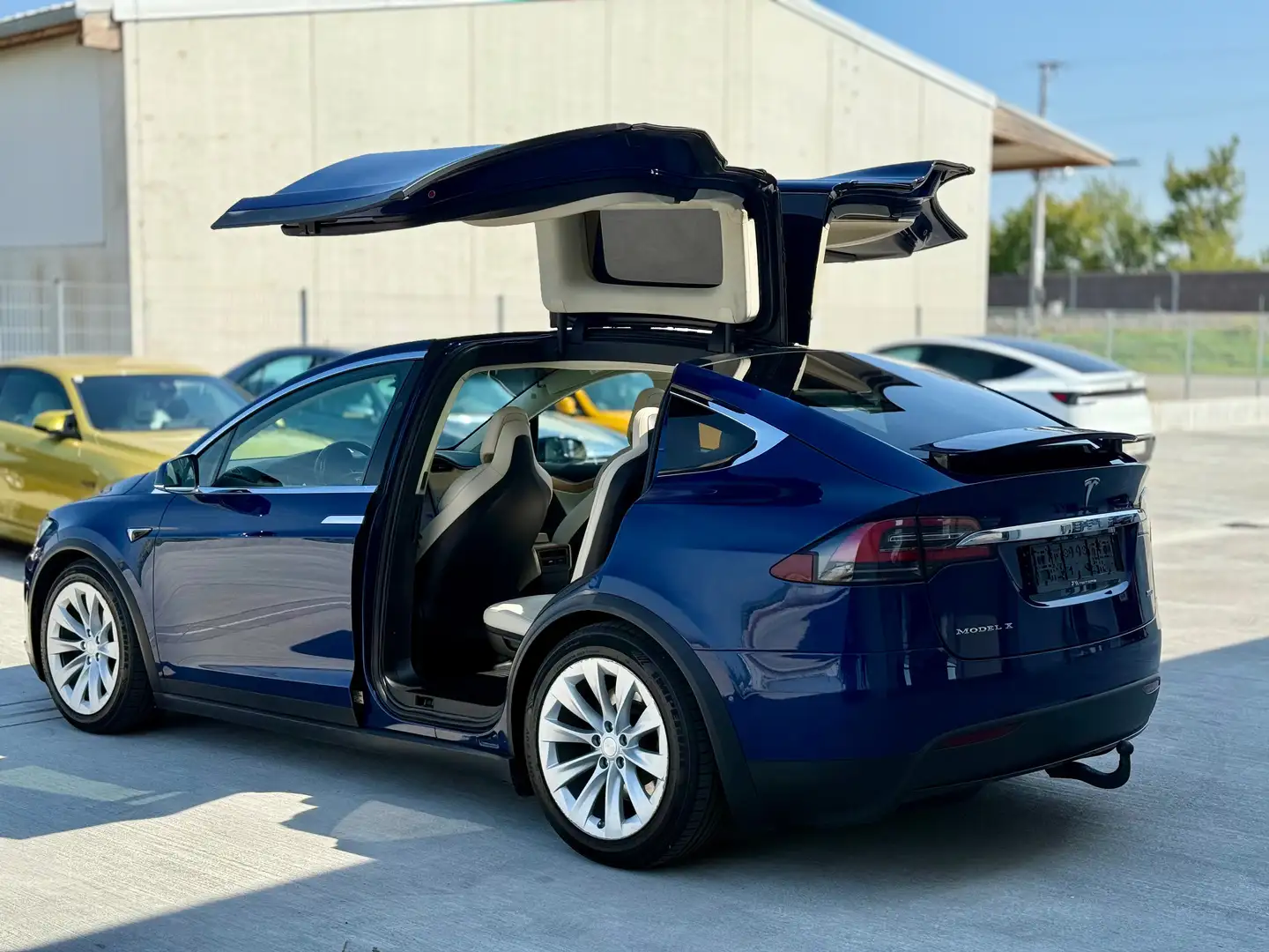 Tesla Model X Model X P100D 100kWh (mit Batterie),Vollaustattung Bleu - 2