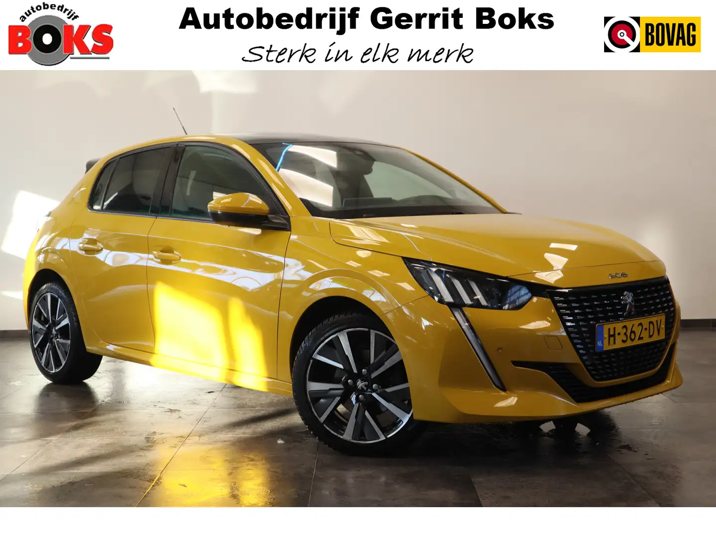 Peugeot 208 1.2 PureTech Allure Panoramadak Navigatie Full-led Gelb - 1