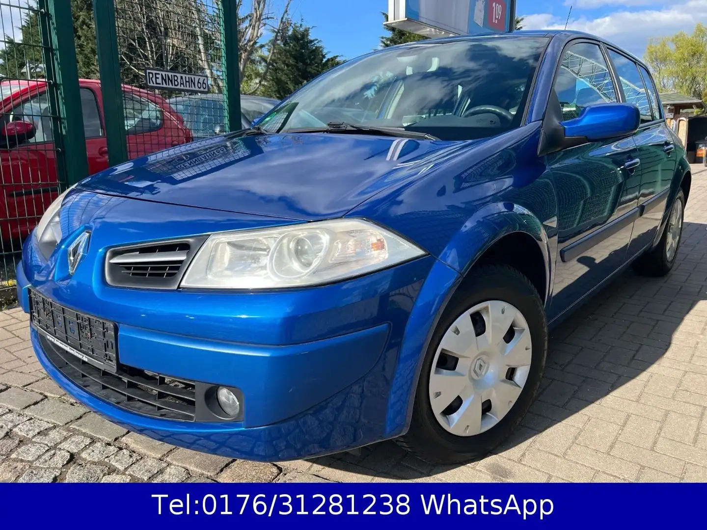 Renault Megane II 1. 6 Lim.Tüv-Service Neu !! 91TKM !! Albastru - 2