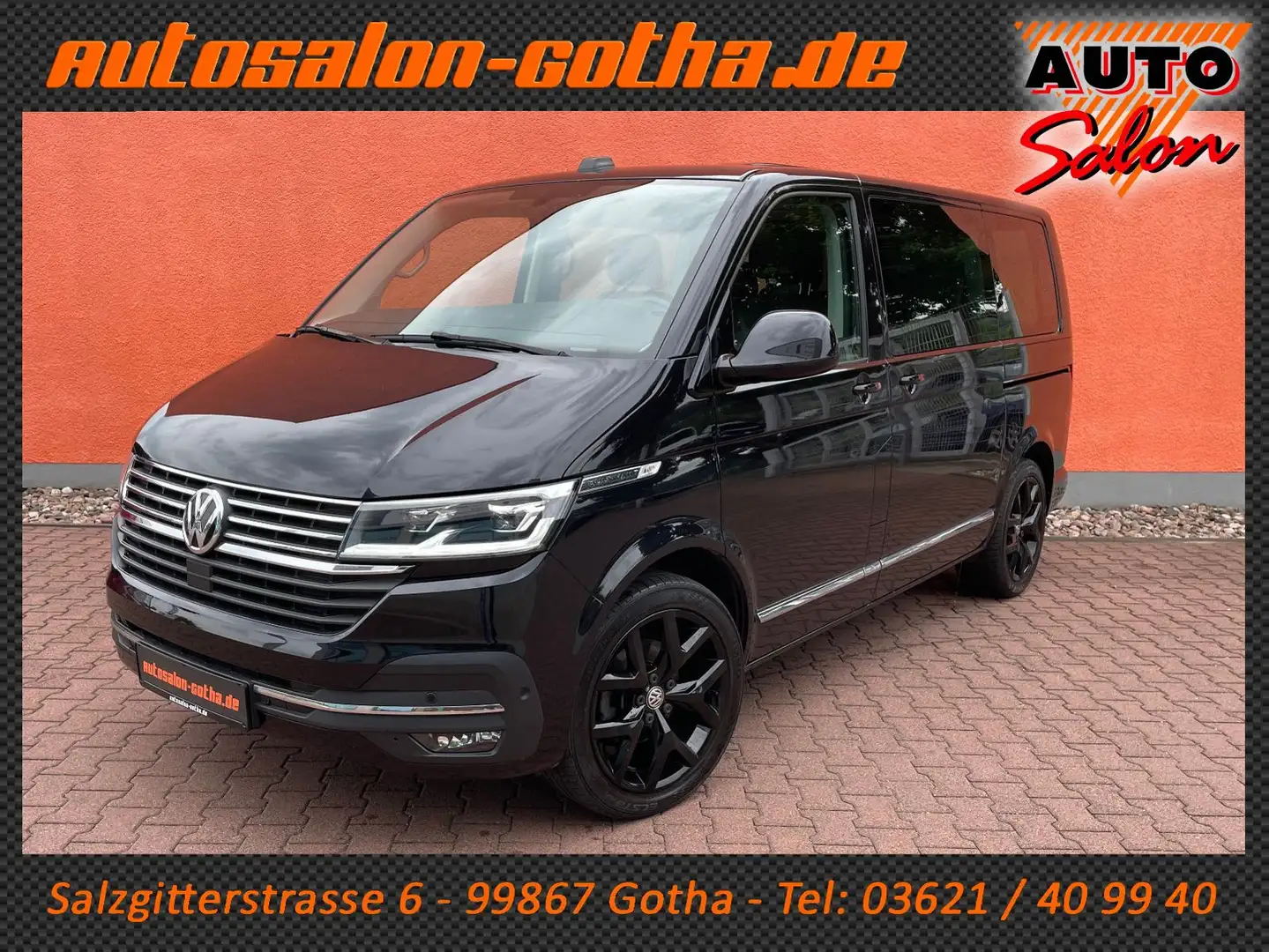 Volkswagen T6 Multivan T6.1 Multivan Highline DSG LED+VIRTUAL 19"LM APP Schwarz - 1