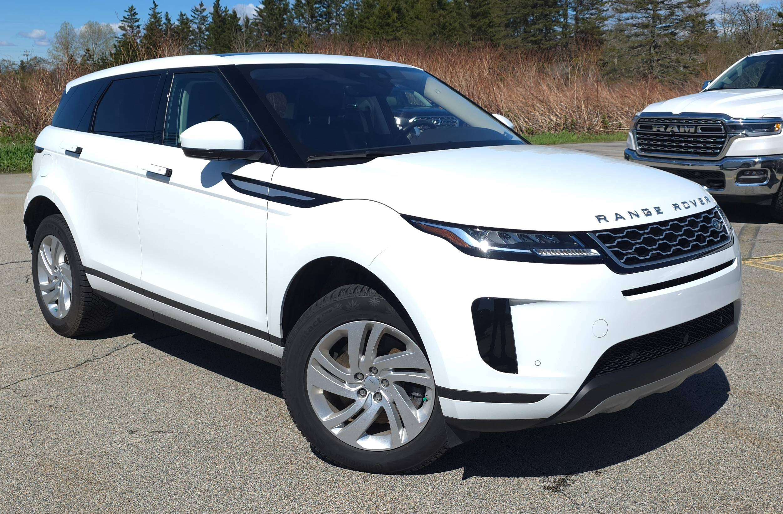 White 2020 Land Rover Range Rover Evoque P250 S AWD SUV / Crossover All-Wheel Drive Automatic