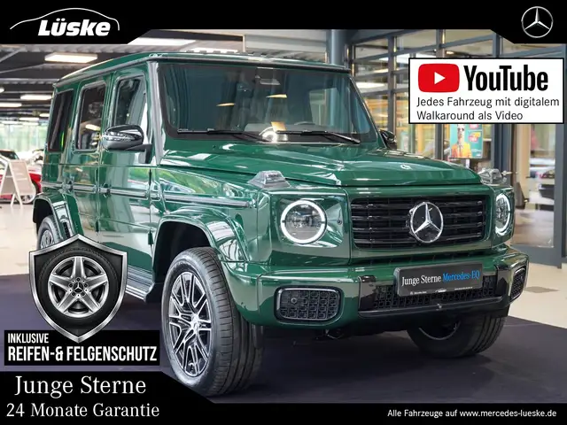 Mercedes-Benz G 580 EQ AMG Line tiefgrün SUPERIOR Walnuss 360°